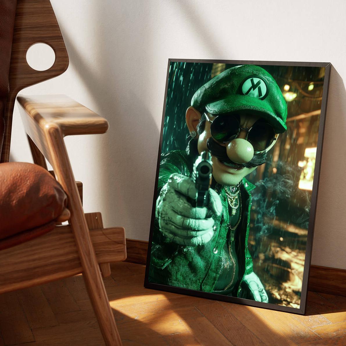 Super Mario Gun poster van 25 Artstreet