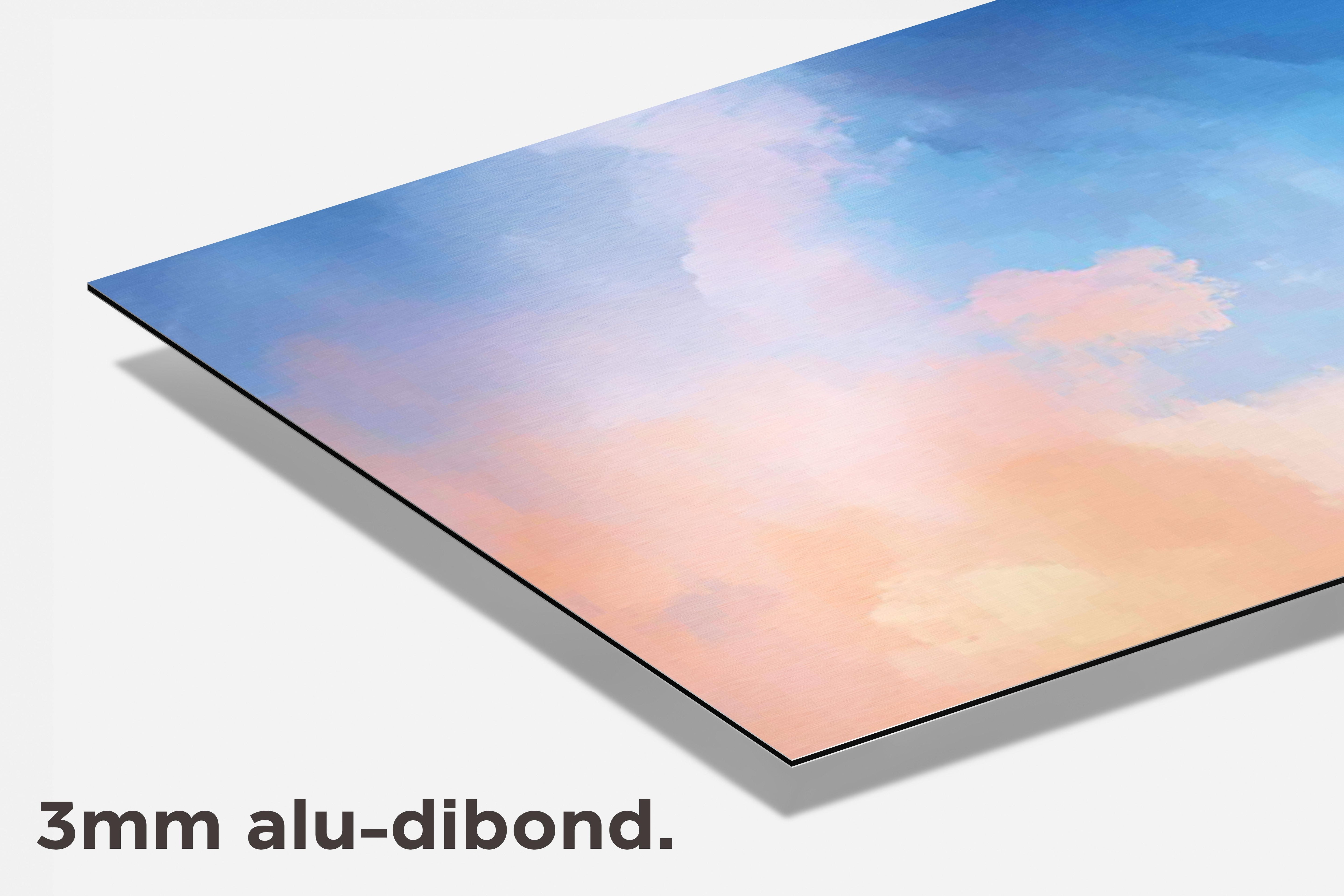Hemel Aquarel dibond detail