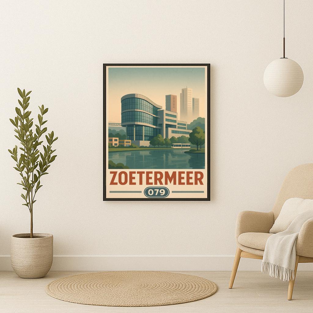 Zoetermeer Text Vintage poster sfeerbeeld 2