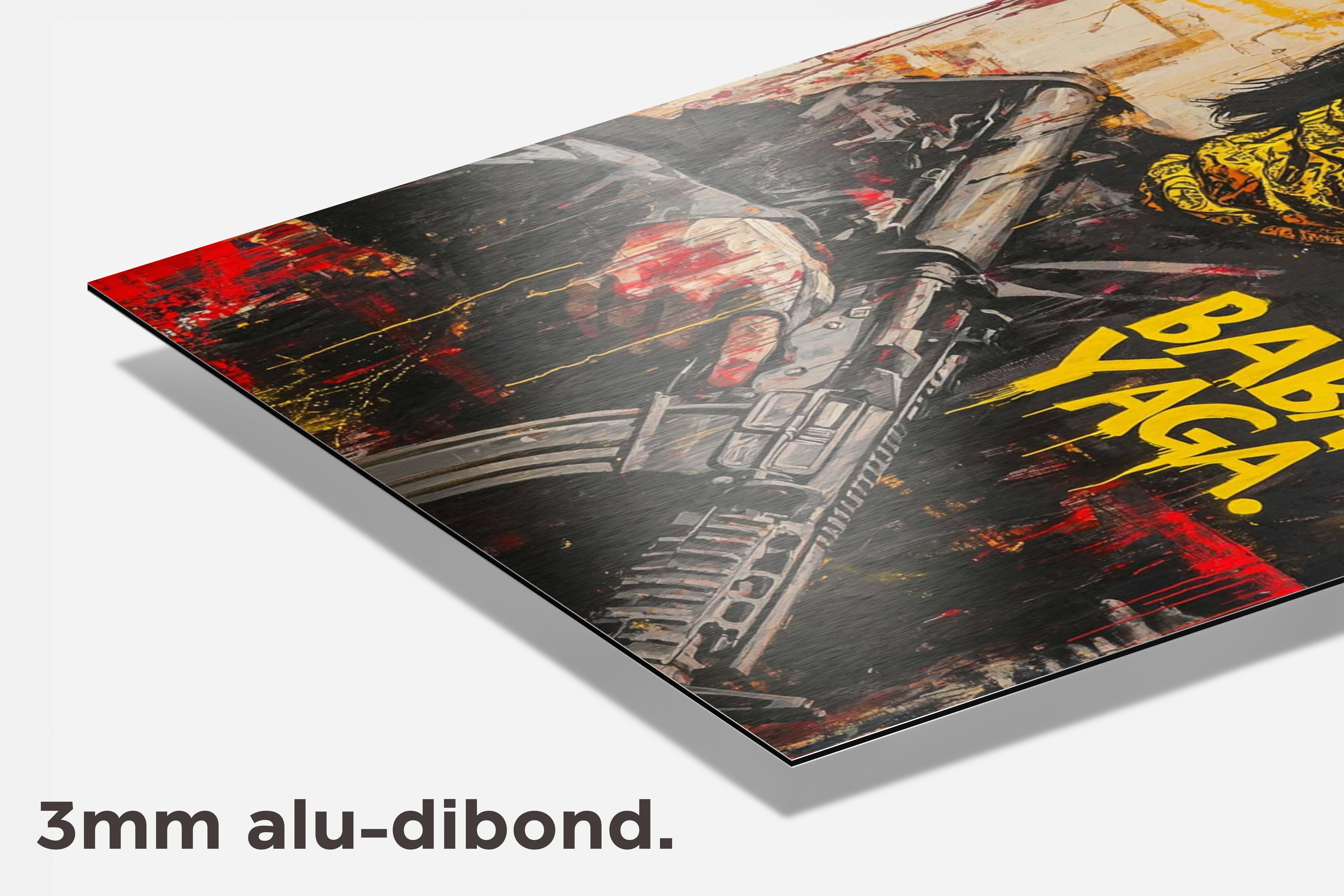 John Wick dibond detail
