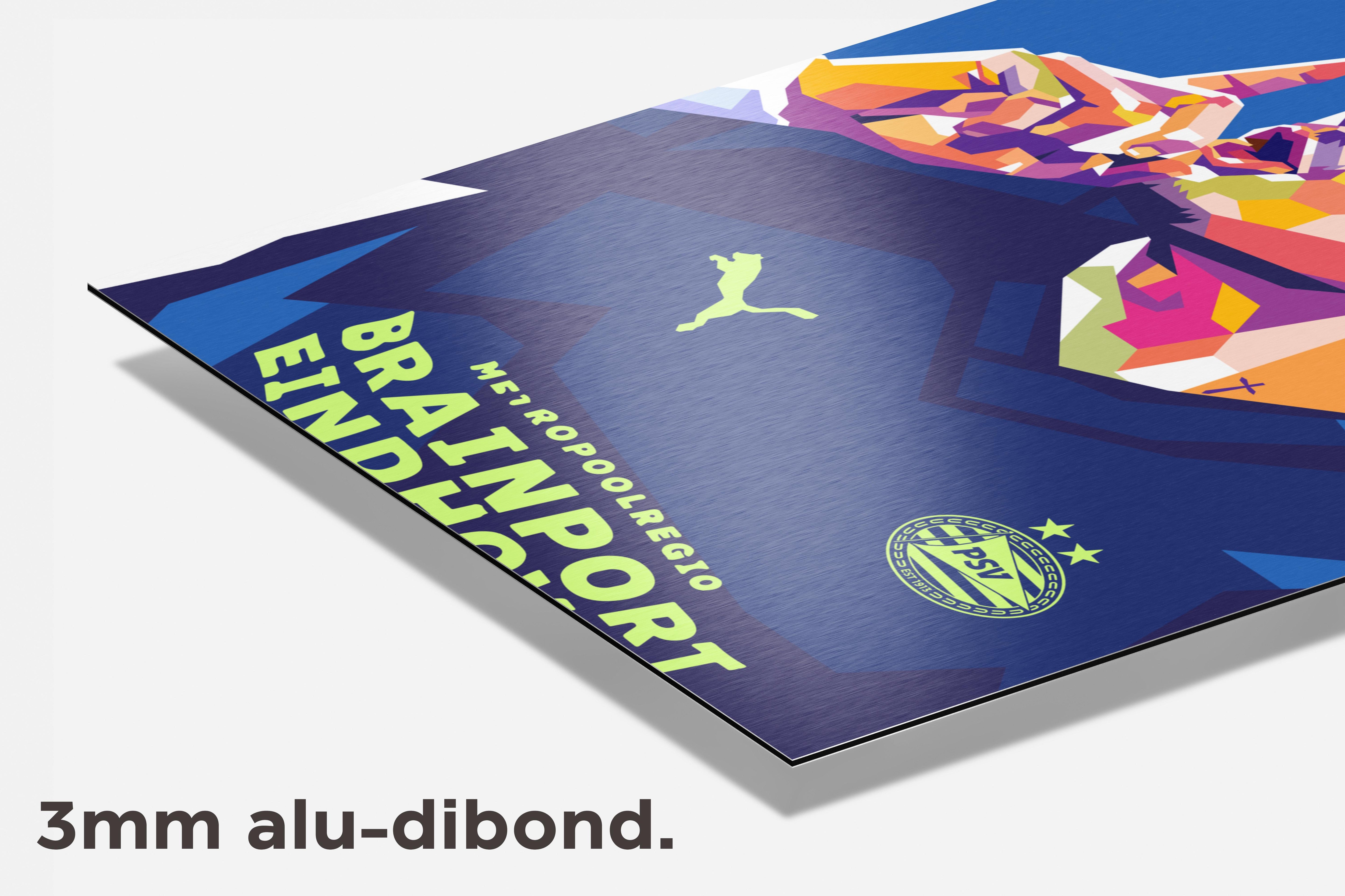 Noa Lang dibond detail