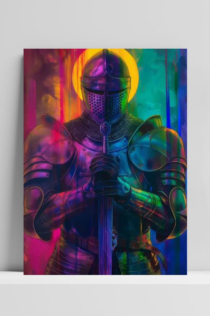 Ridder Kleurrijk op 3mm aluminium dibond