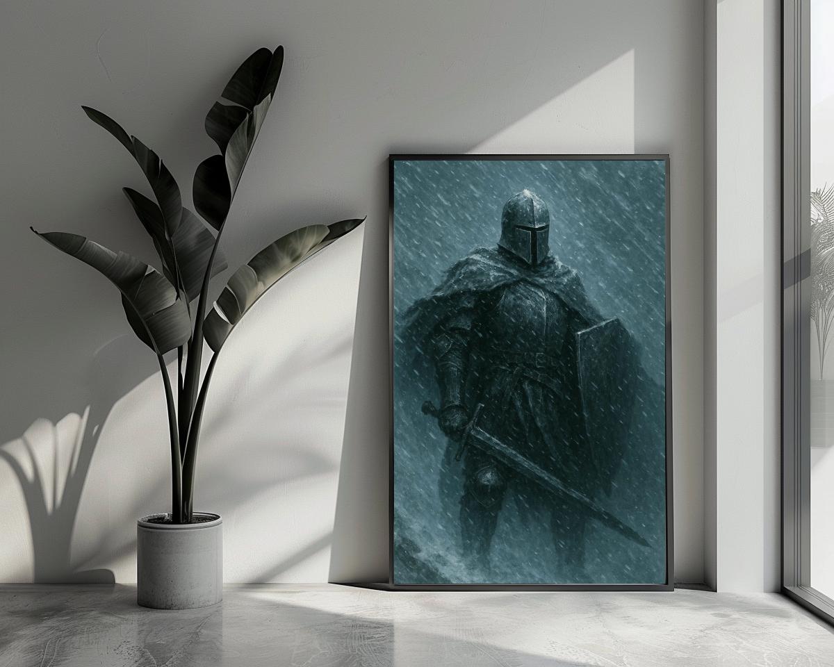 Knight Snow poster van 25 Artstreet