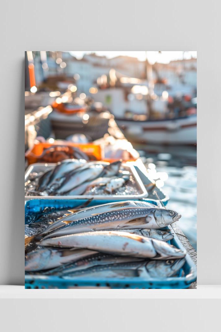 Vissen Haven op 3mm aluminium dibond