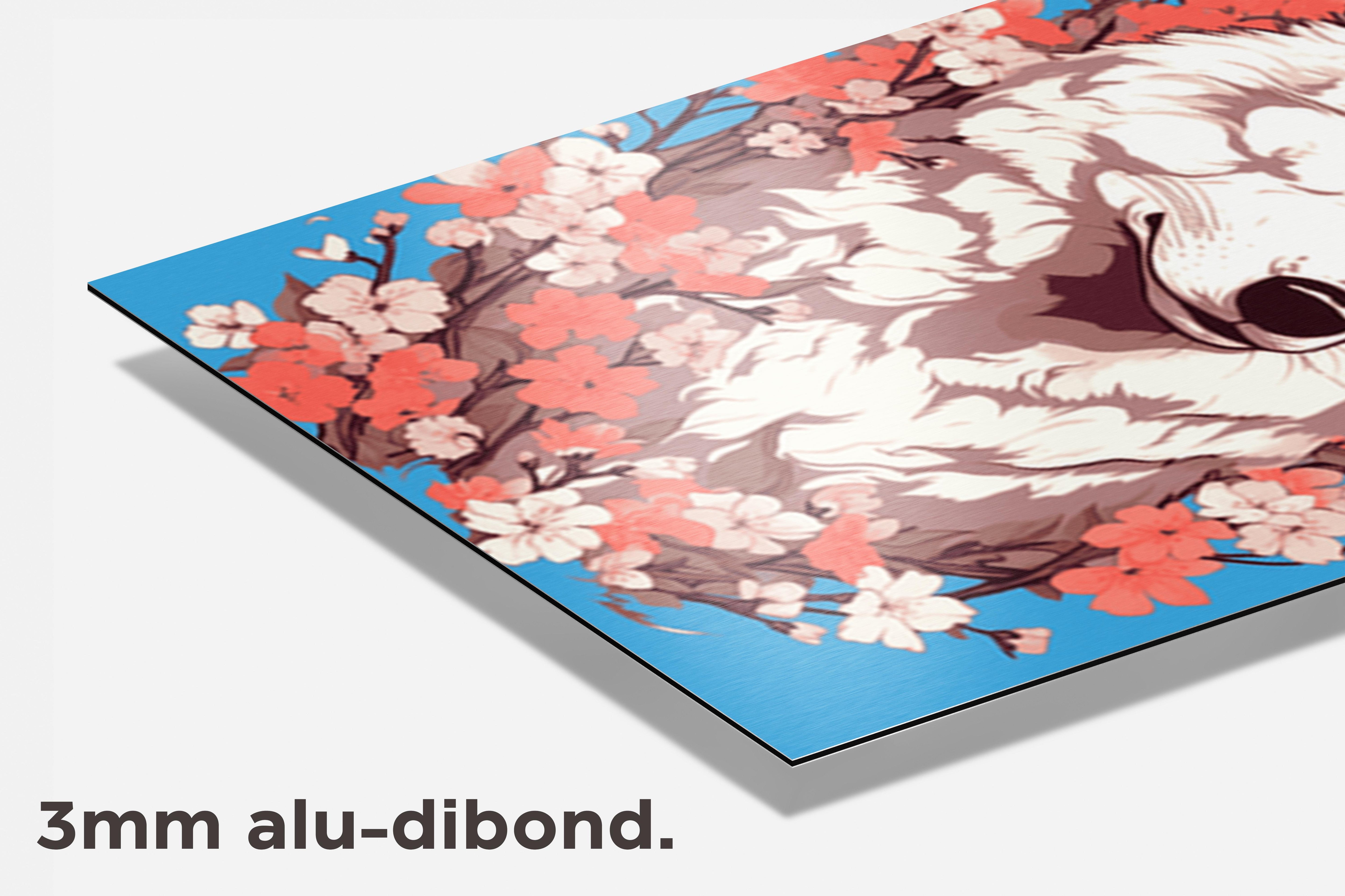 Japanse Wolf dibond detail