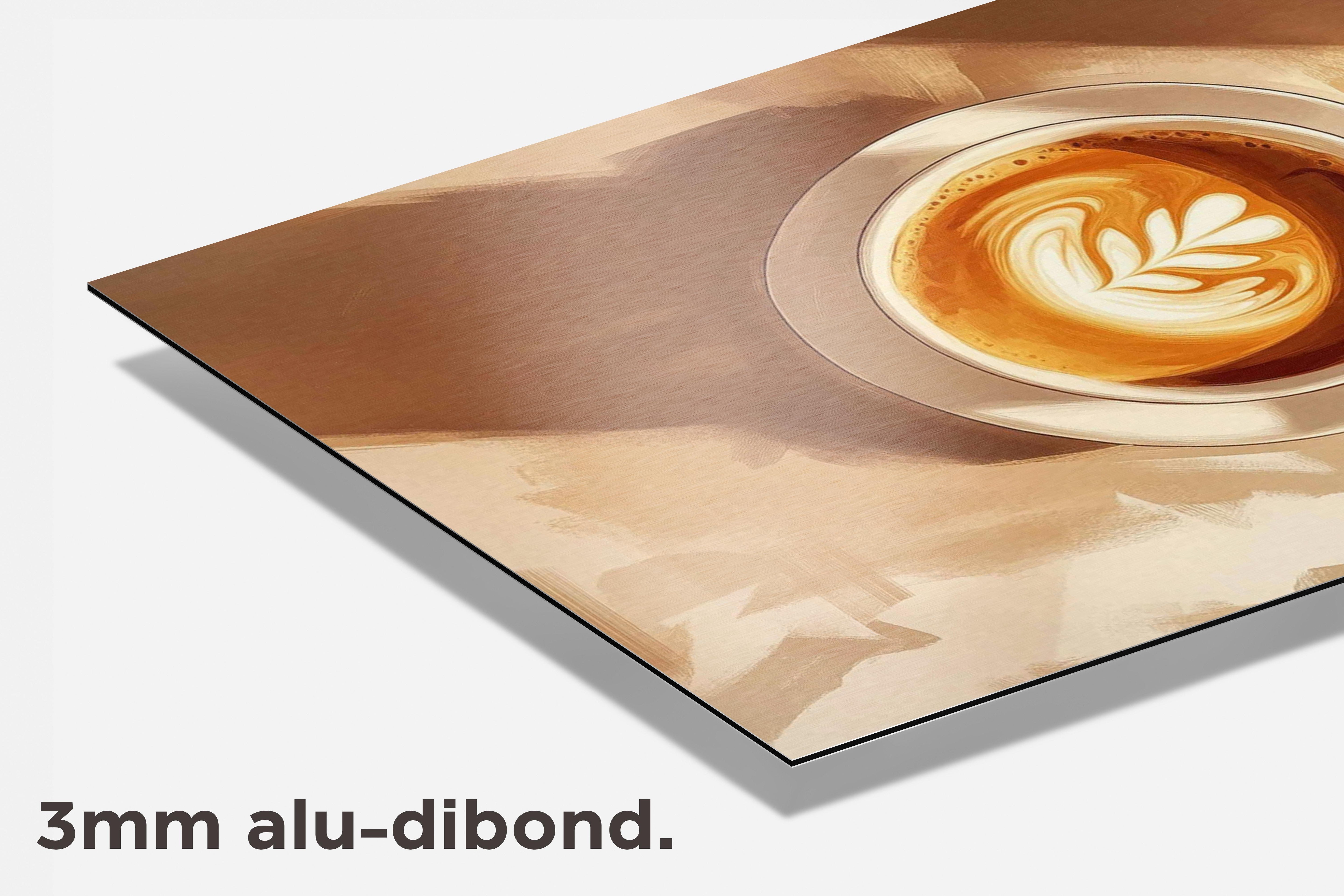 Cappuccino dibond detail