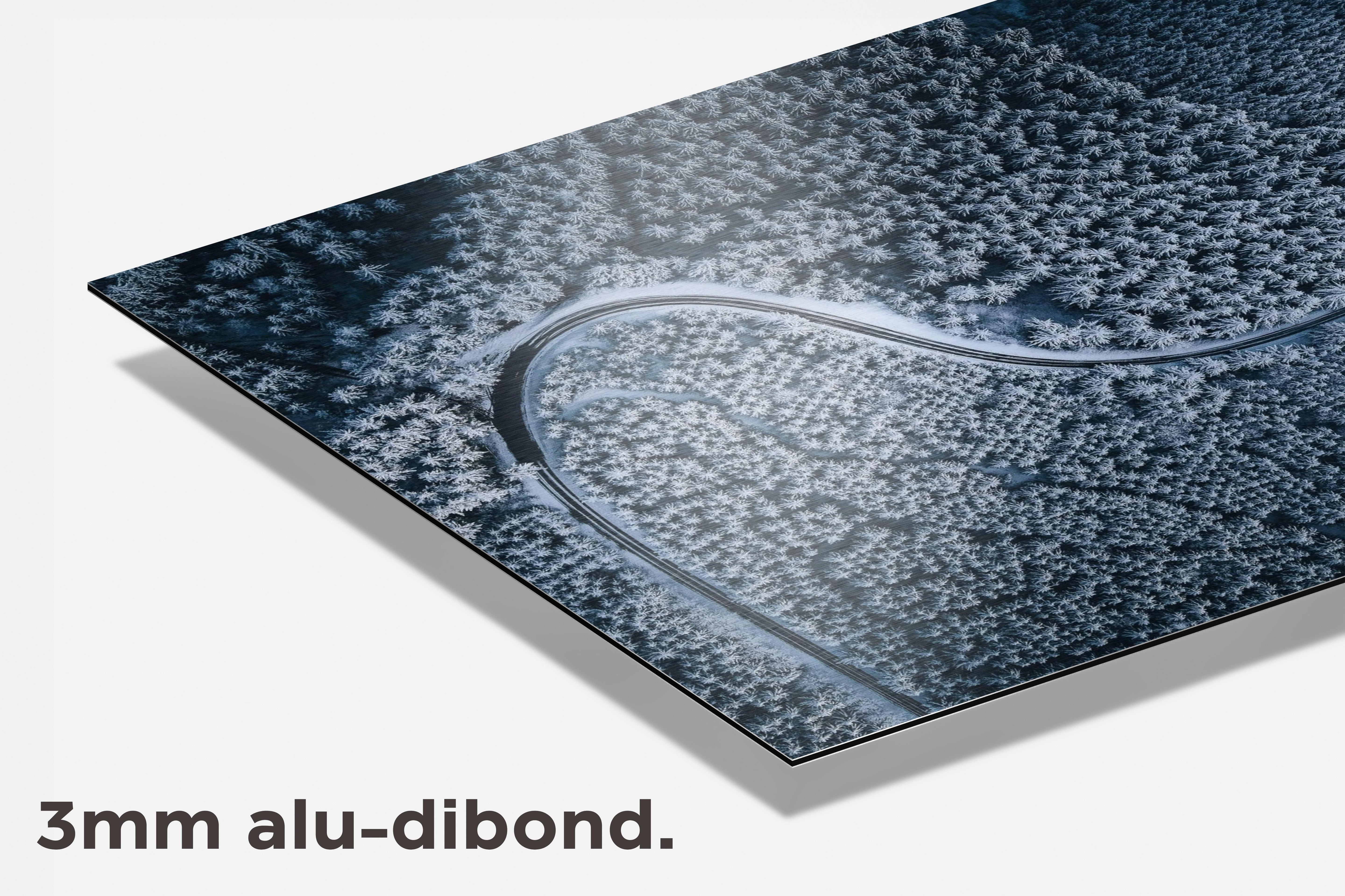 Bosweg dibond detail