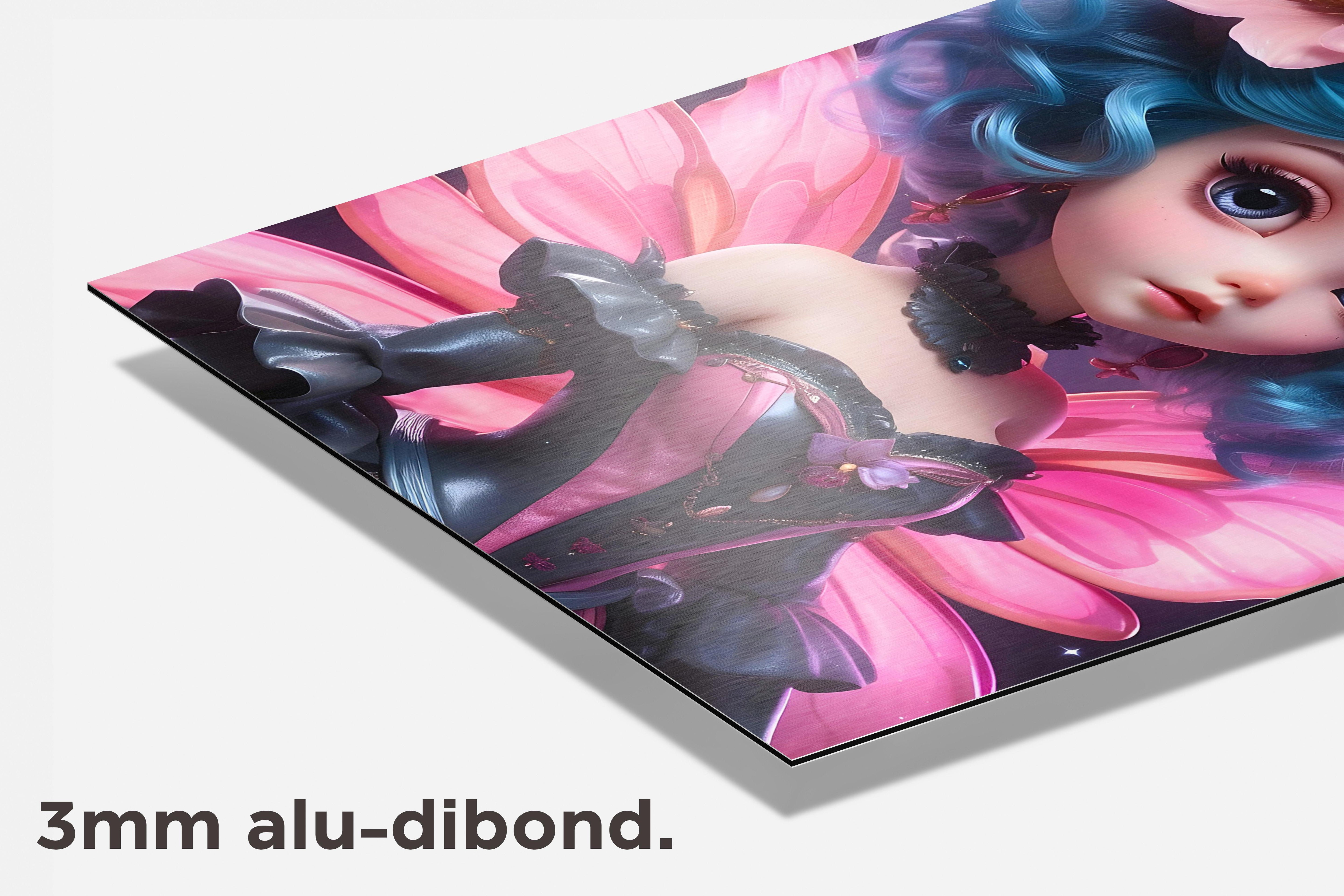 Schattige Fee dibond detail