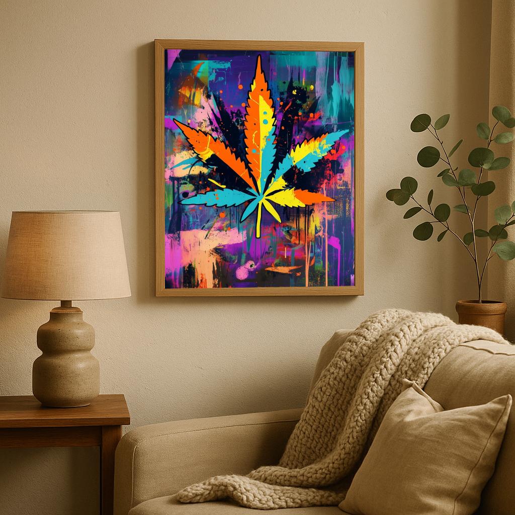 Cannabis Graffiti poster sfeerbeeld 1