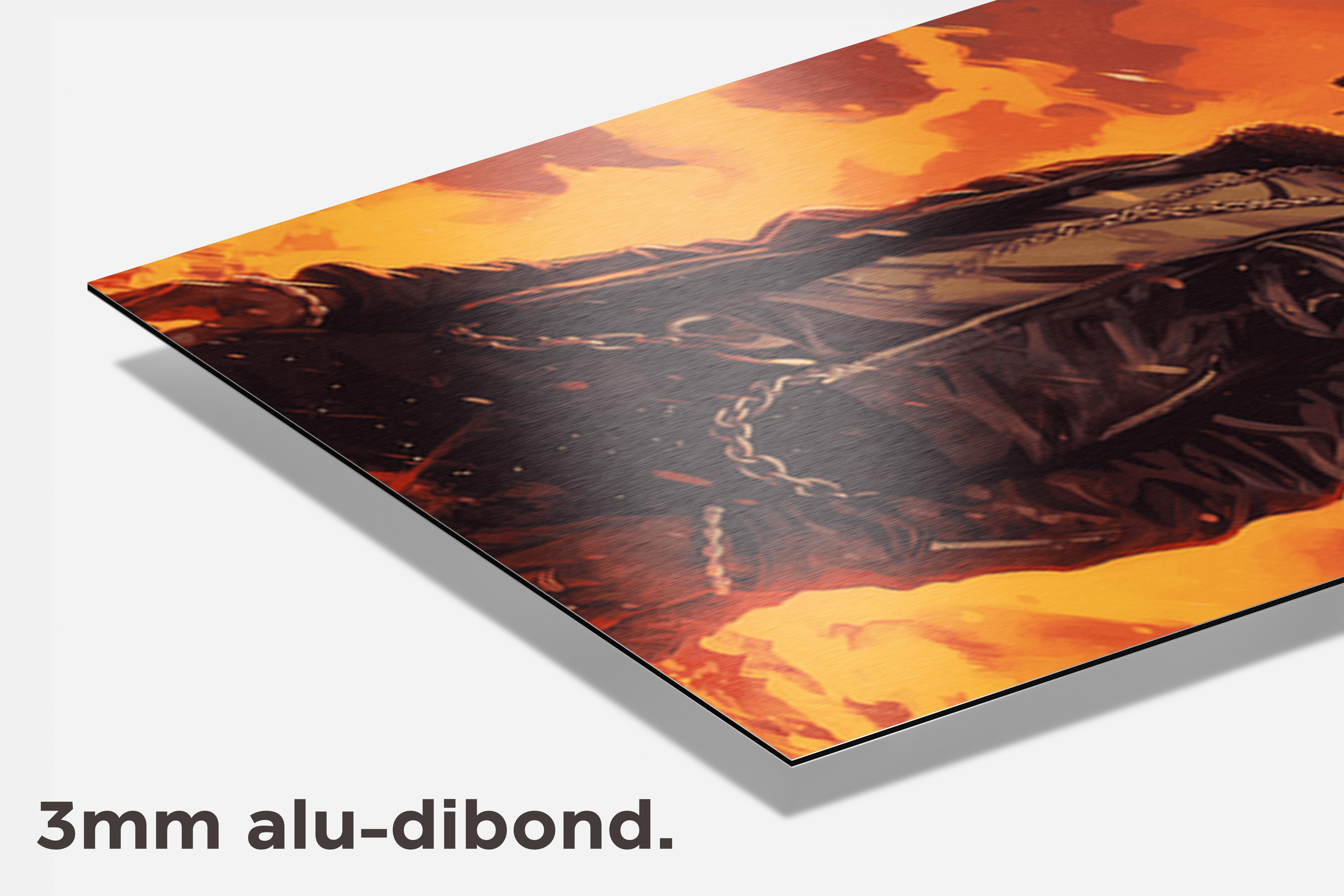 Travis Scott Rapper dibond detail