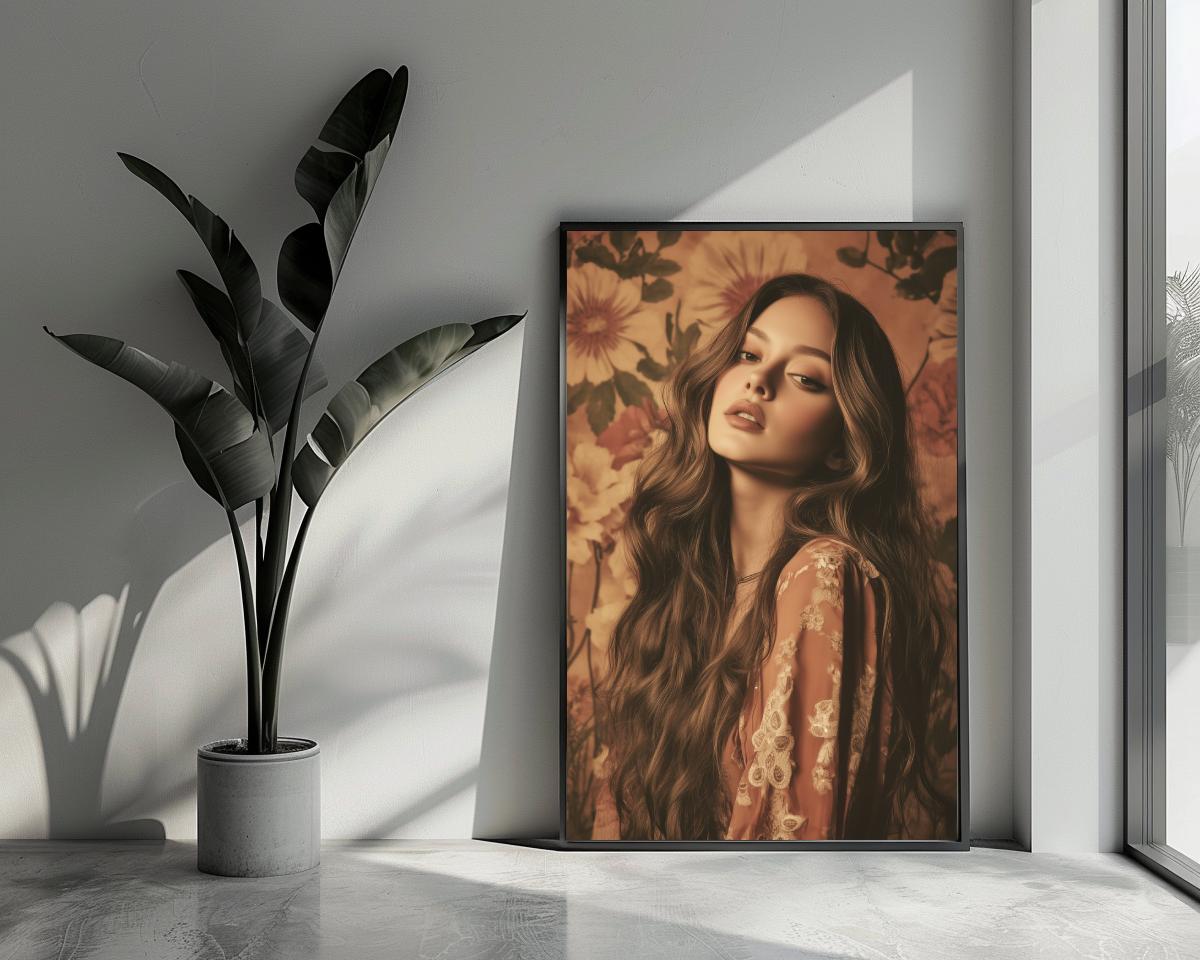 Vintage Girl poster van 25 Artstreet