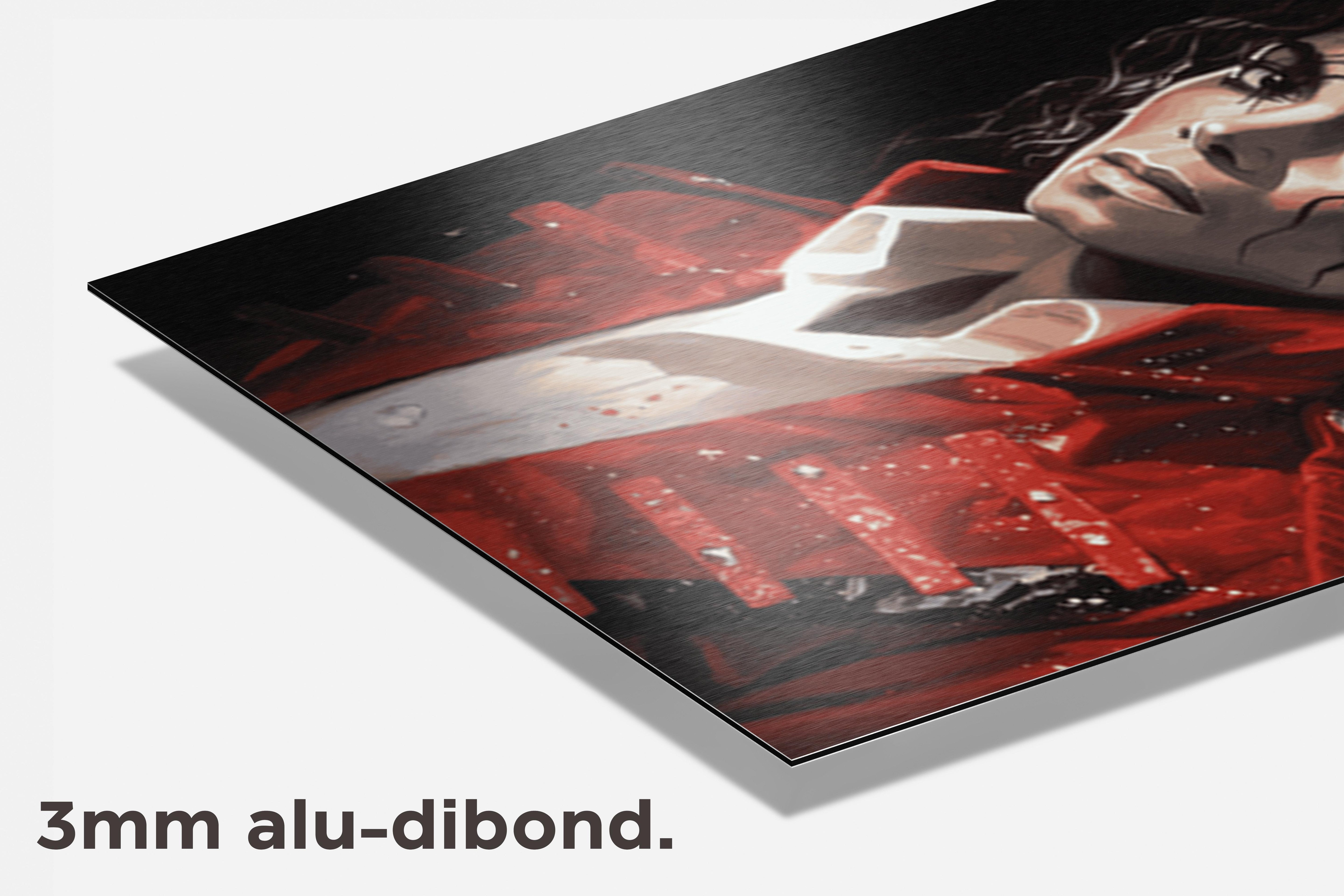 Michael Jackson dibond detail