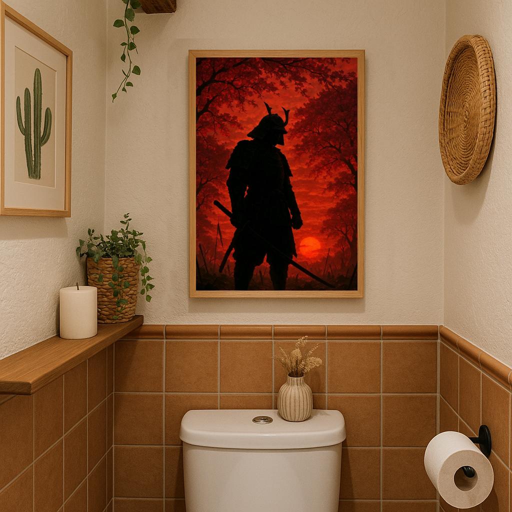 Samurai Silhouette poster sfeerbeeld 3