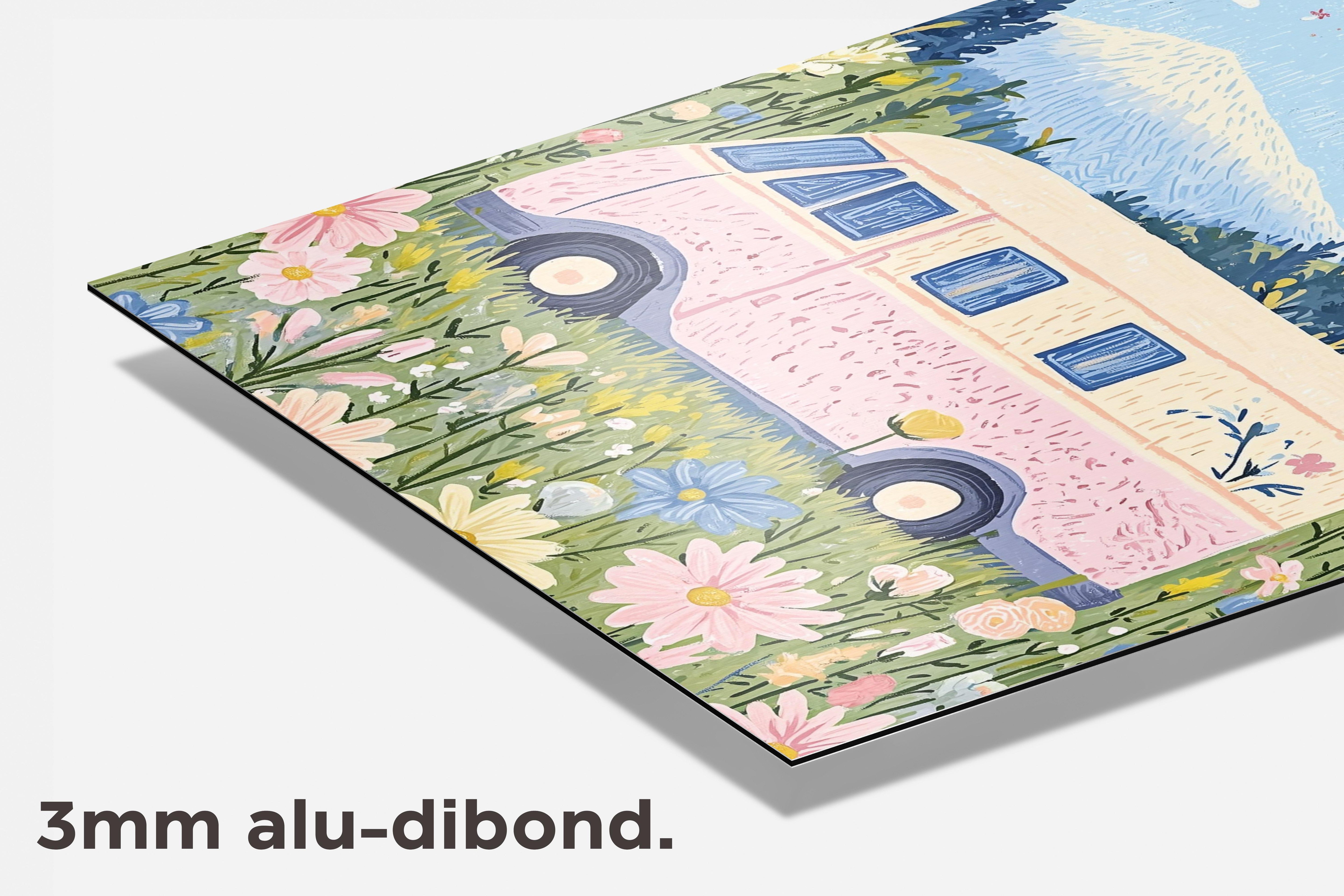 Wanderlust dibond detail