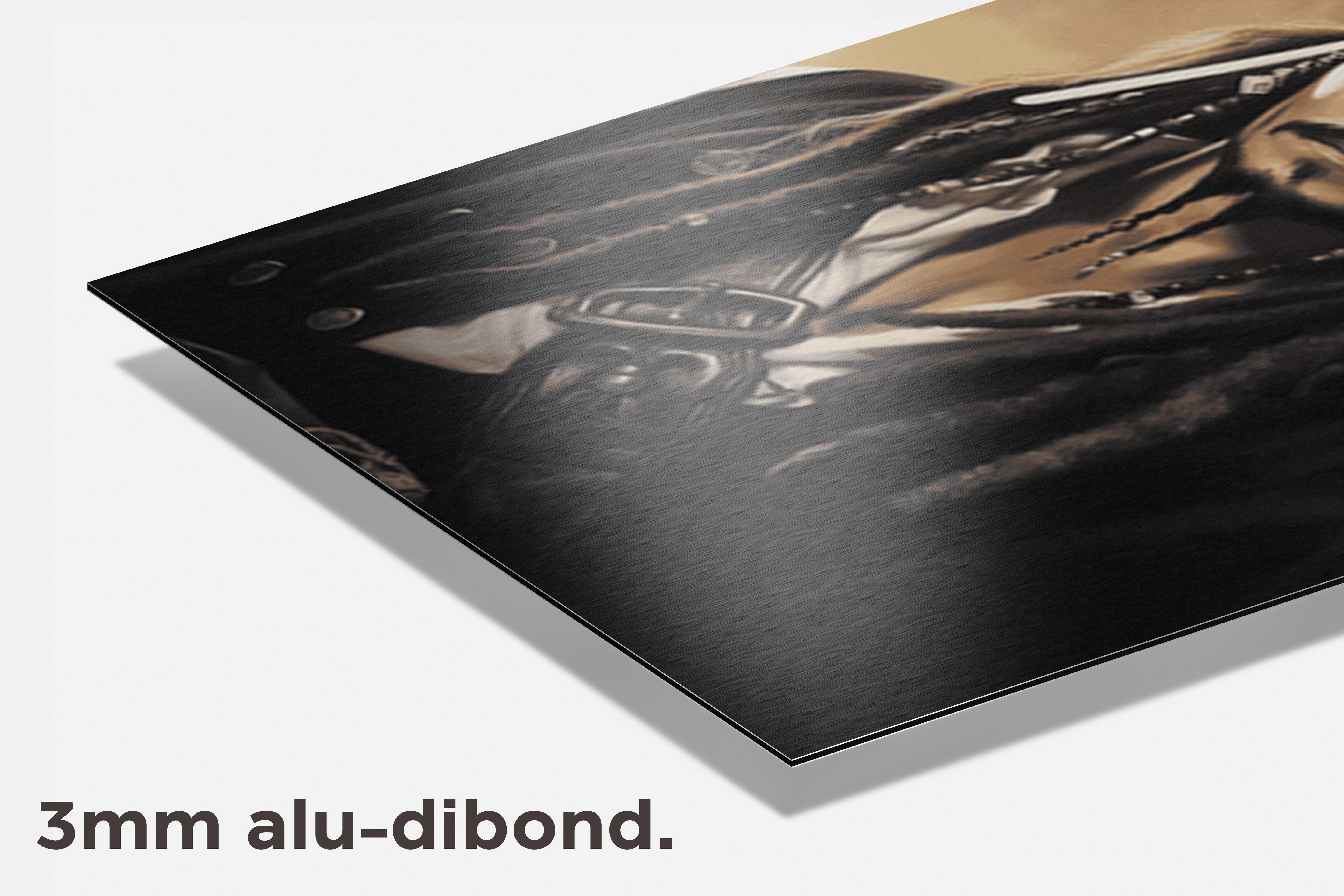 Jack Sparrow dibond detail
