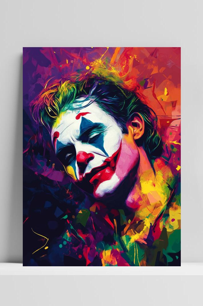 Joker op 3mm aluminium dibond