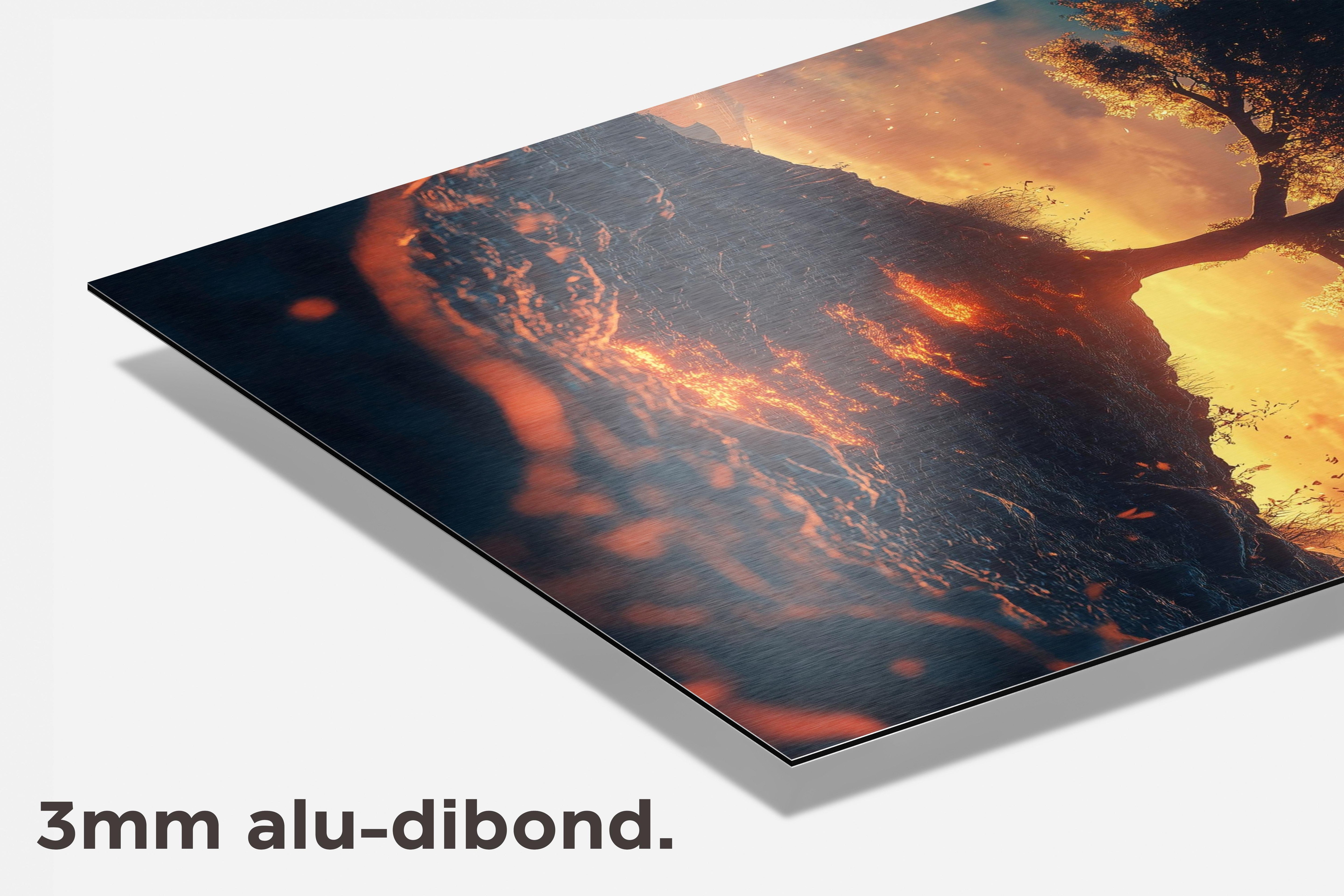 Levensboom dibond detail