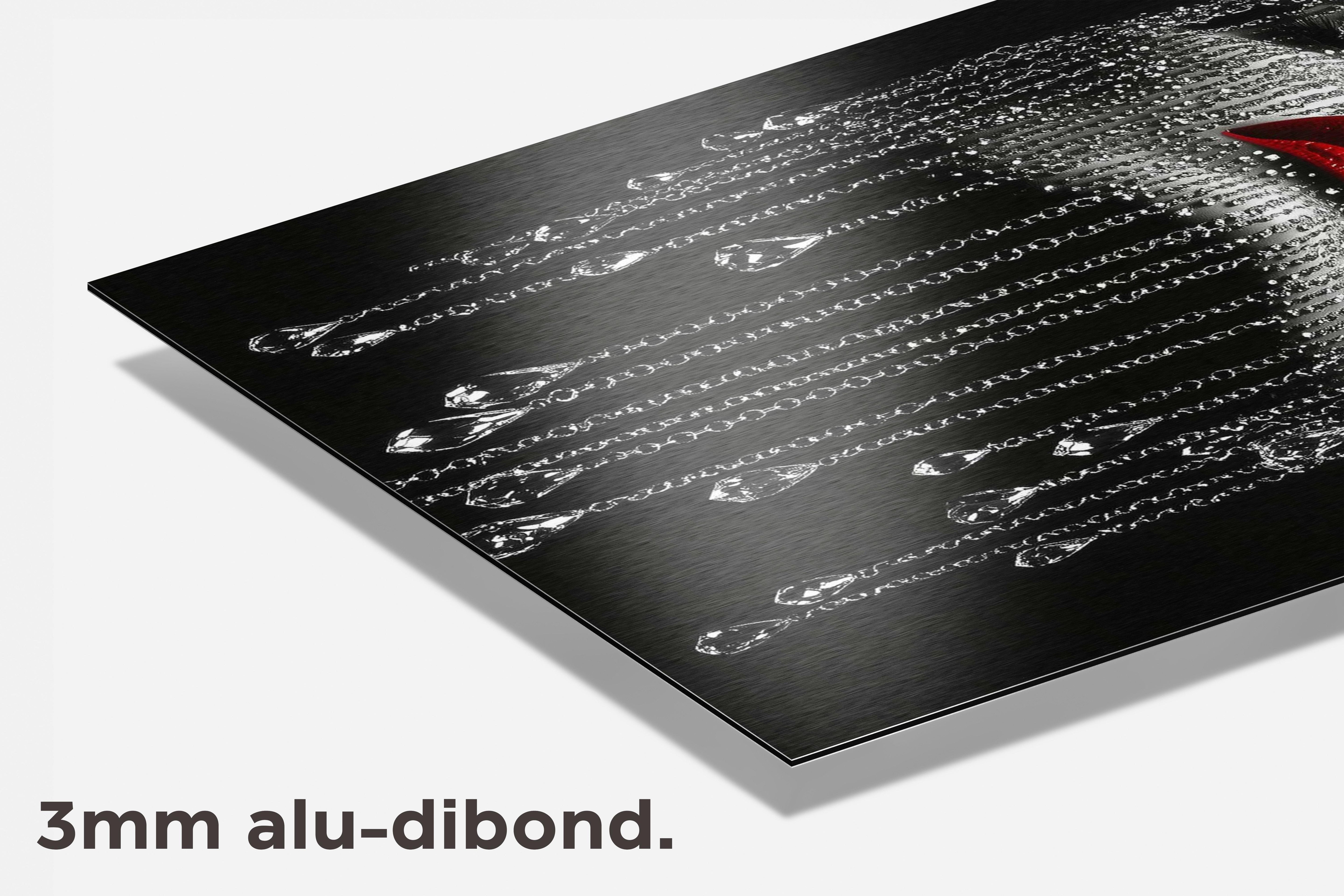 Diamanten Kristallen dibond detail
