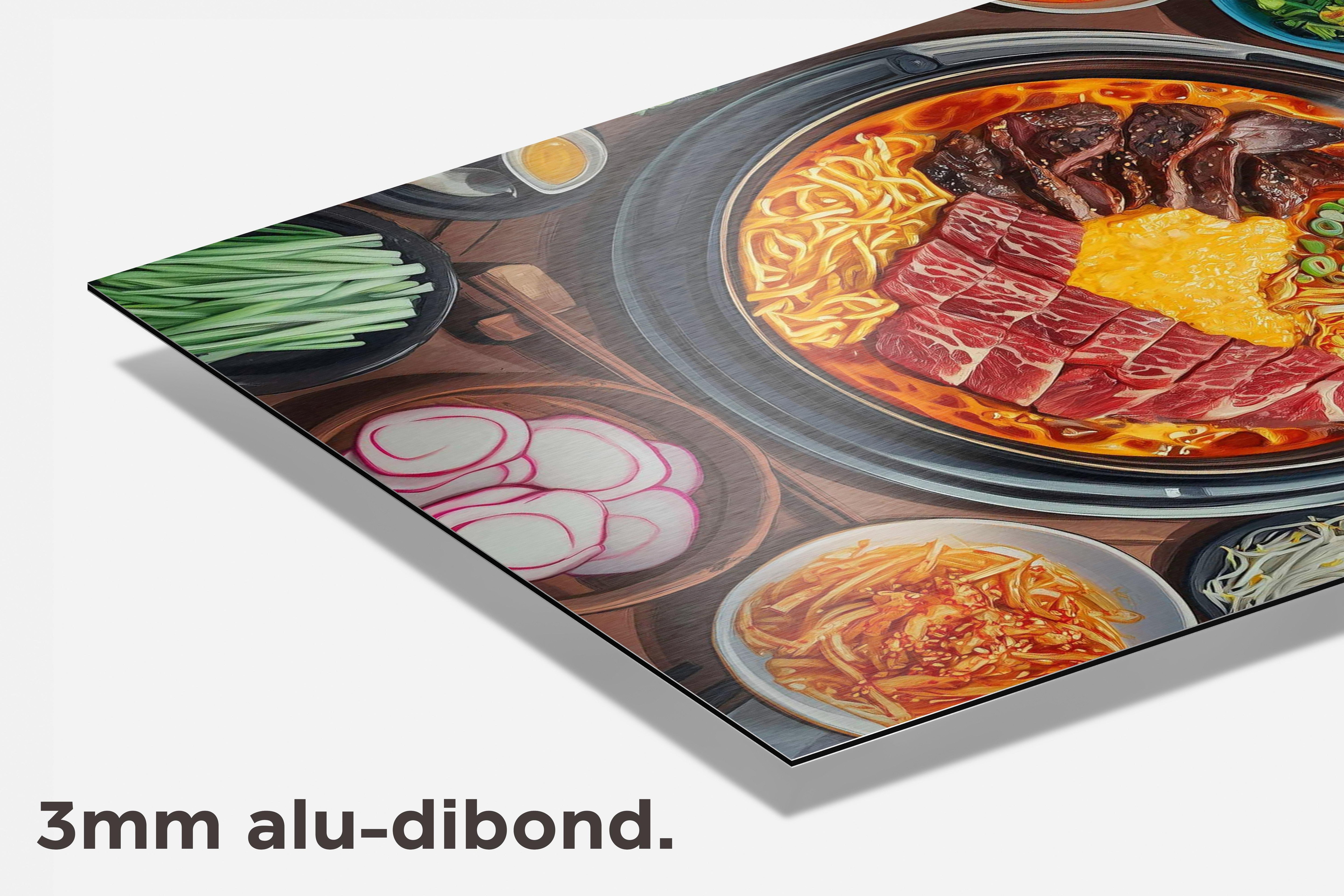 Rundvleesramen dibond detail