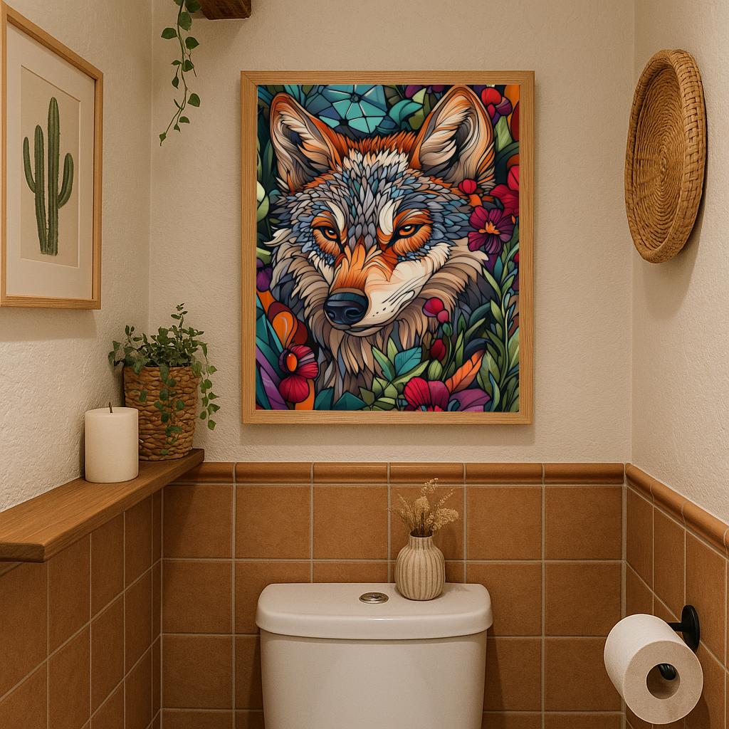 Wolf Colorful poster sfeerbeeld 2