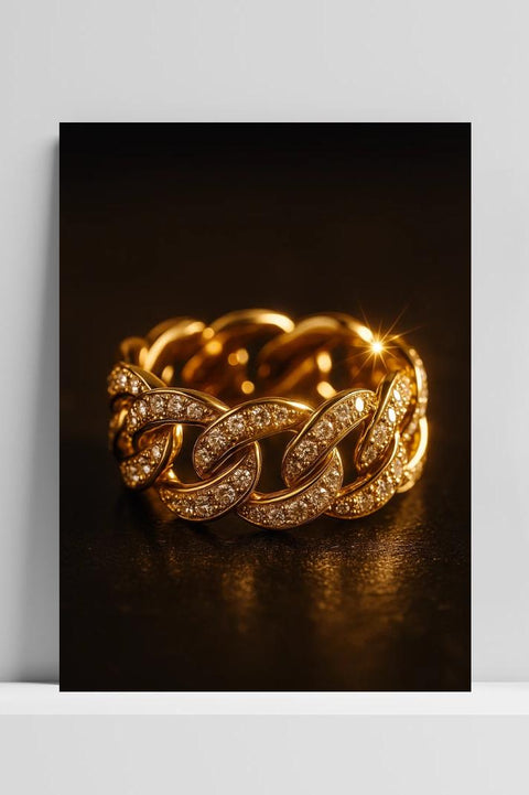 Ring Gold Diamond poster