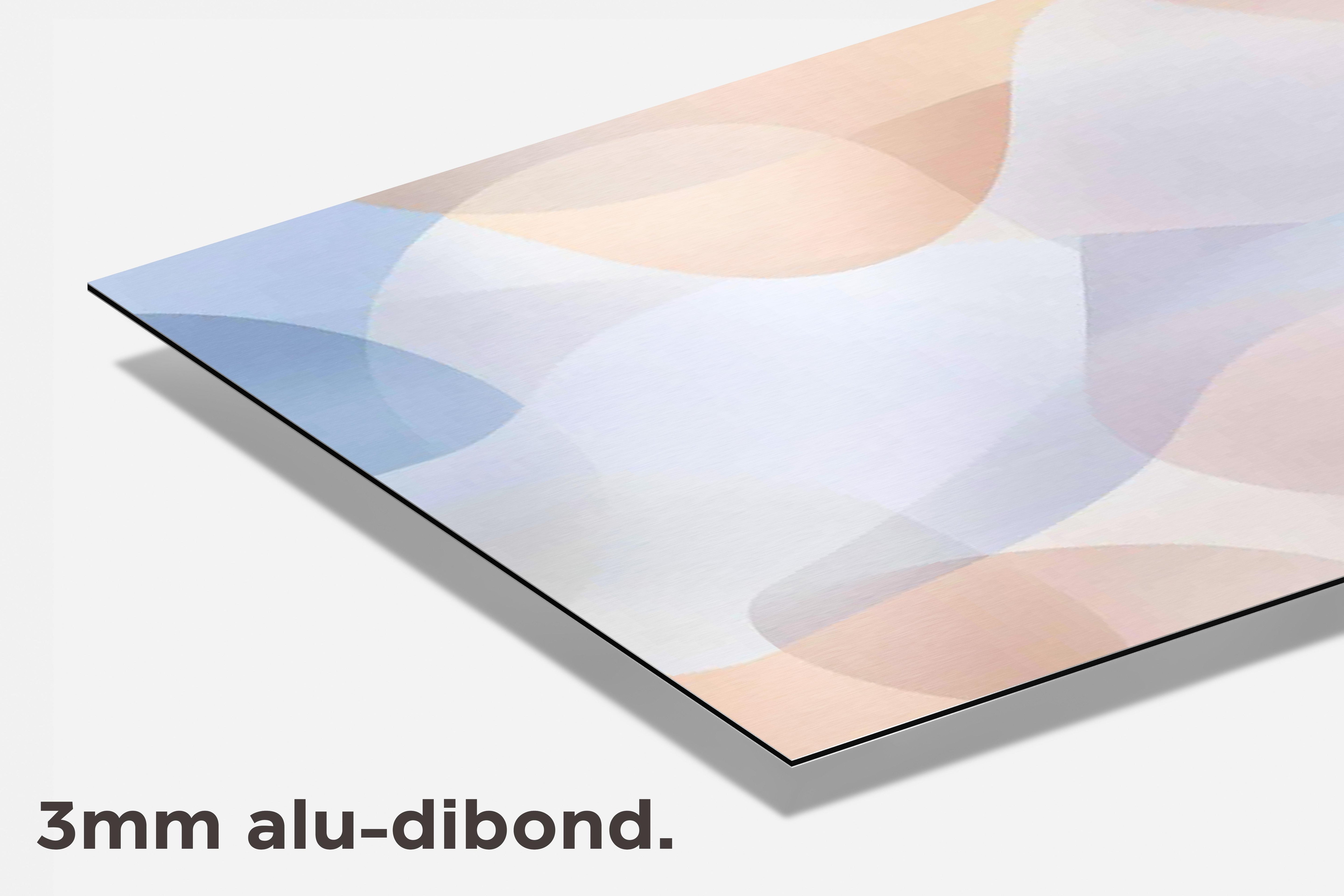 Abstract Pastel dibond detail