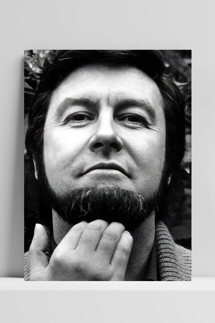 Jacques Mesrine op 3mm aluminium dibond