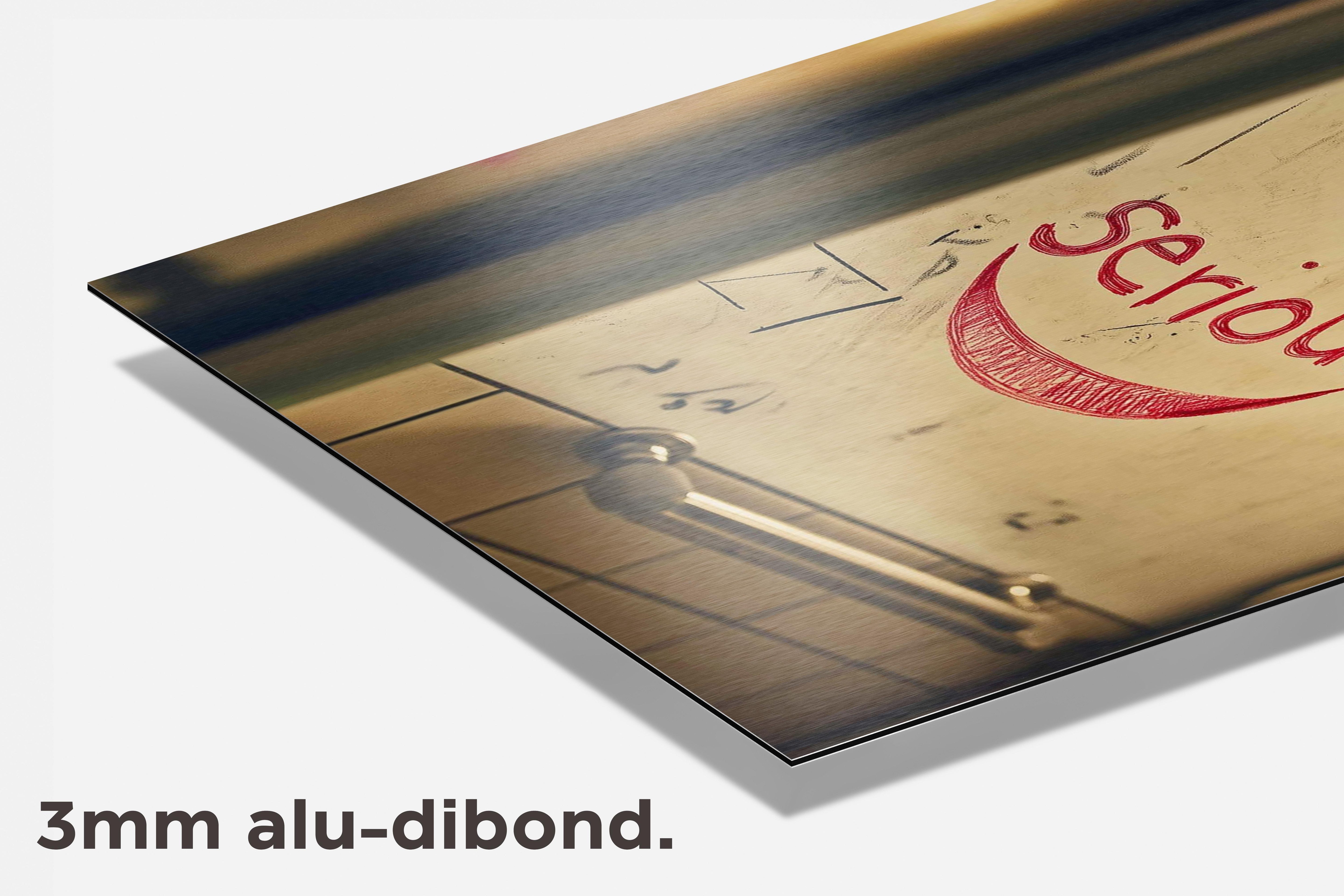 Why So Serious dibond detail