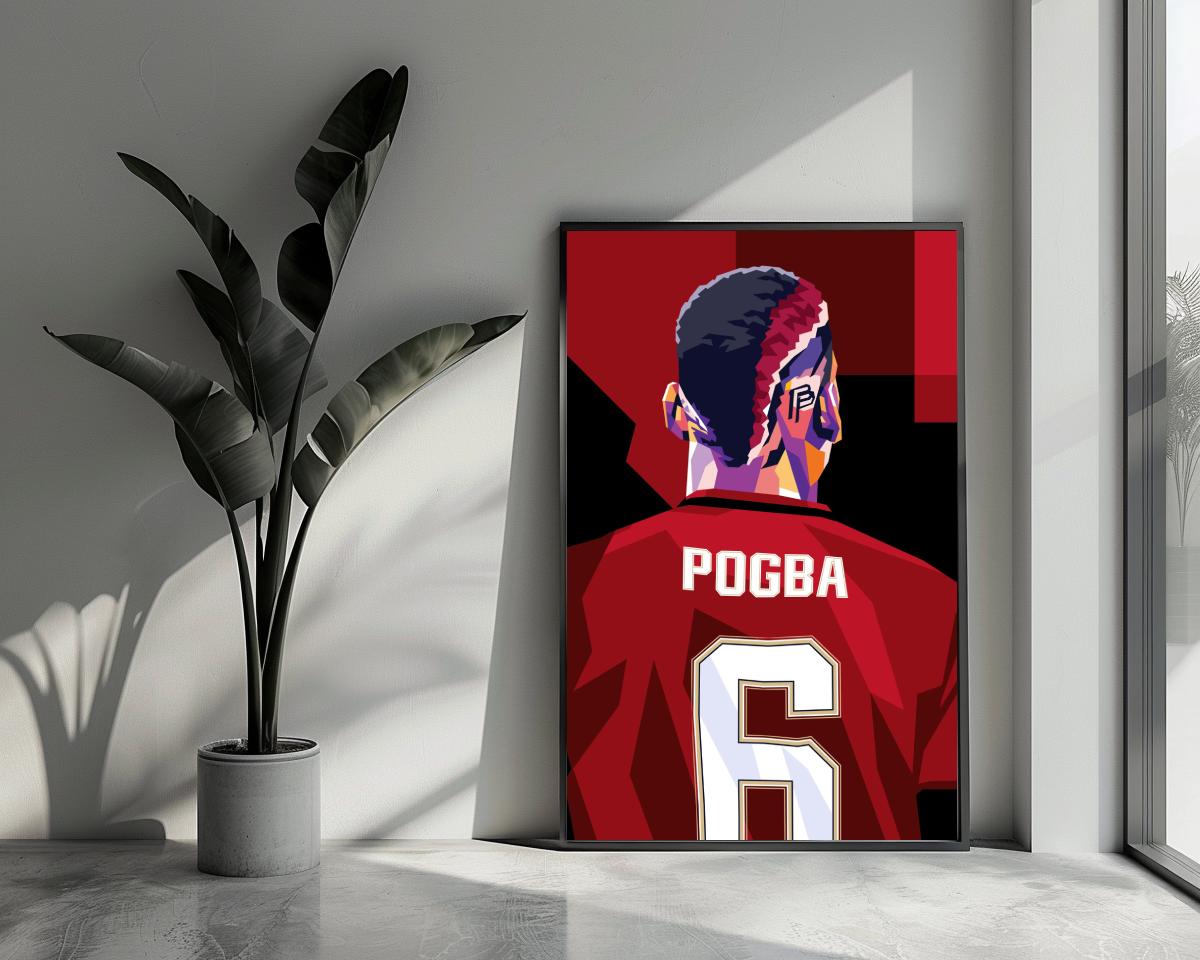 Paul Pogba Pop Art poster van 25 Artstreet