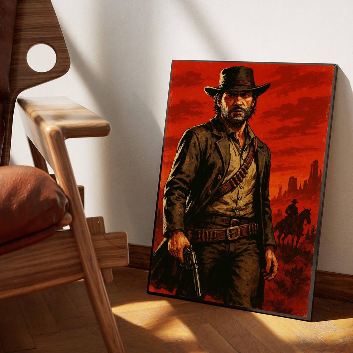 Arthur Morgan Red Dead Redemption 2 poster sfeerbeeld 1