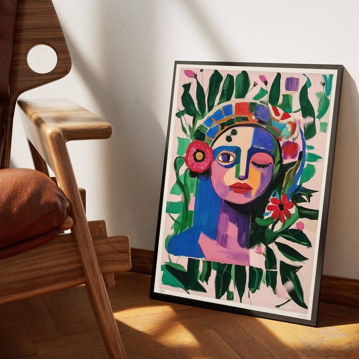 Abstract Portrait poster sfeerbeeld 1