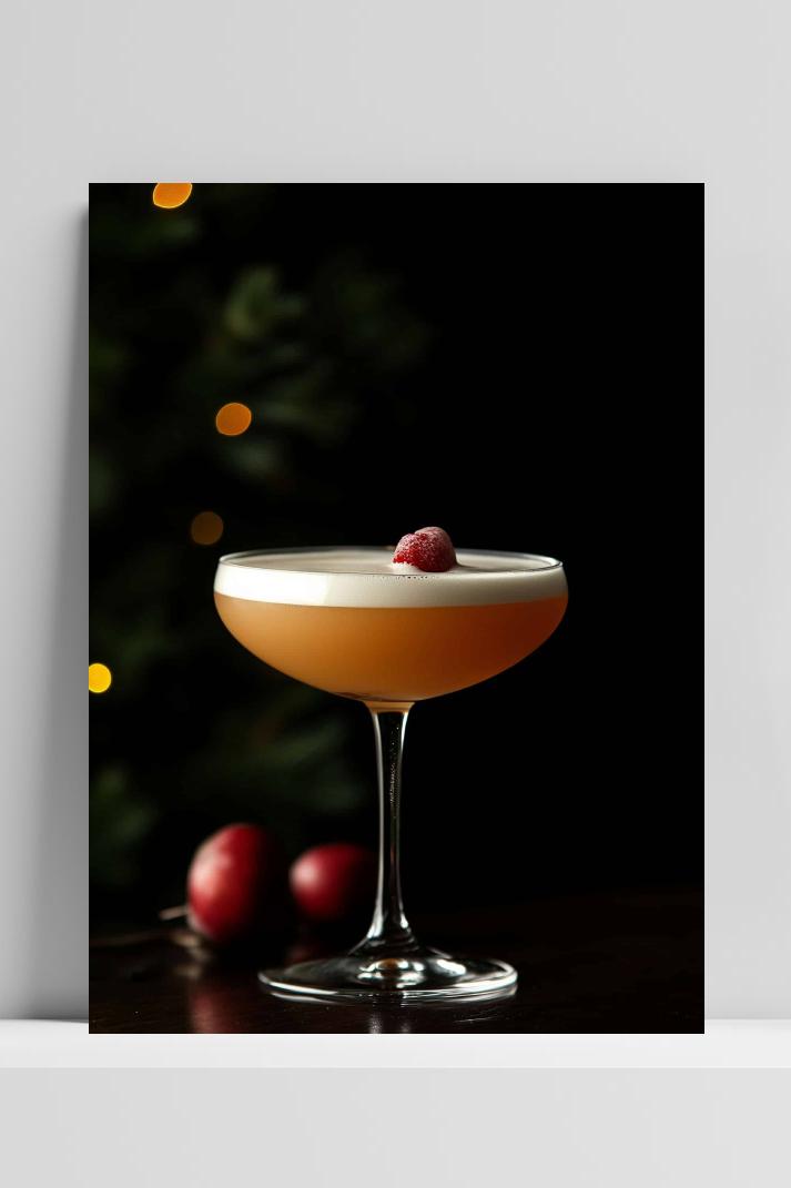 Whiskey Sour op 3mm aluminium dibond