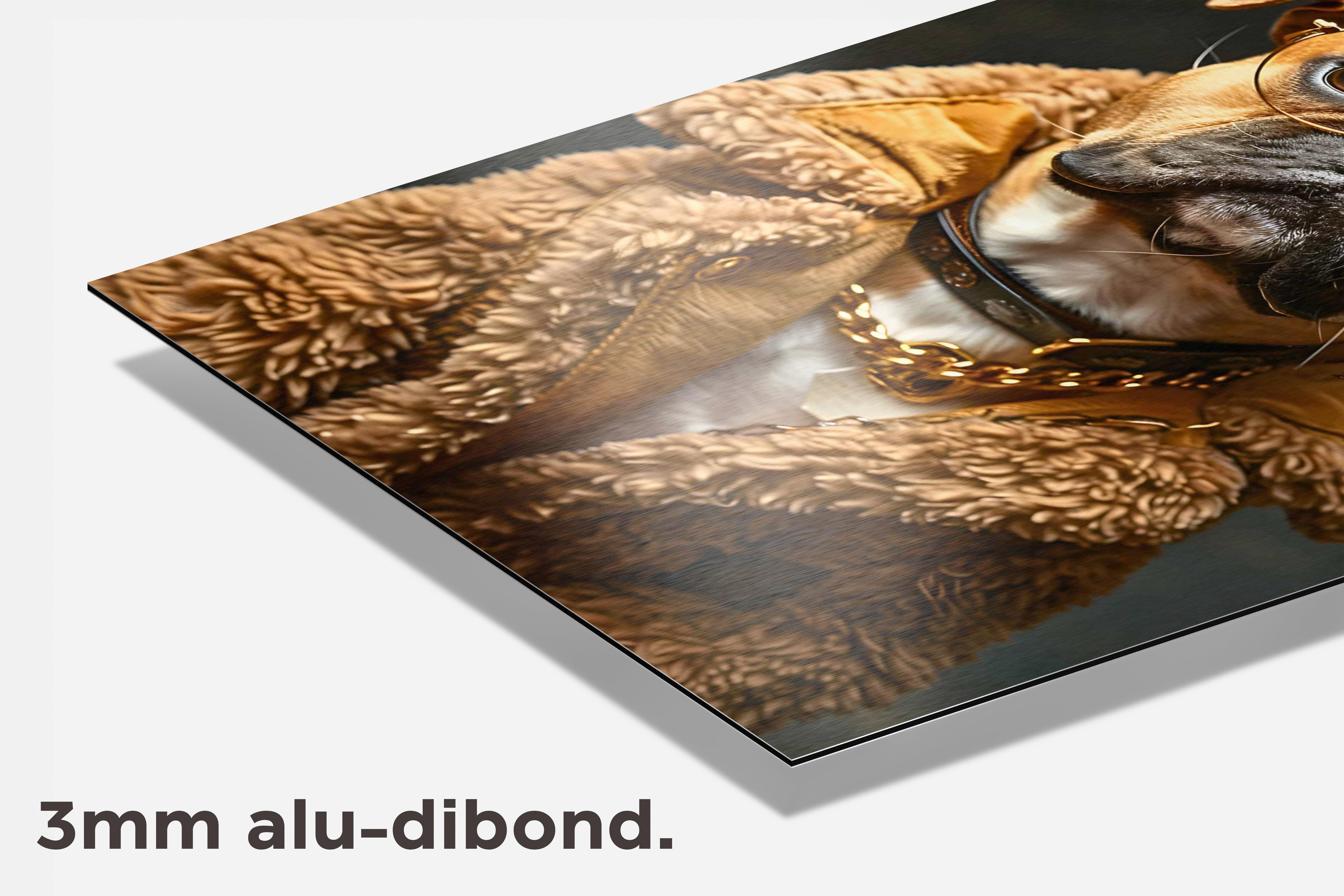 Hond Chic dibond detail