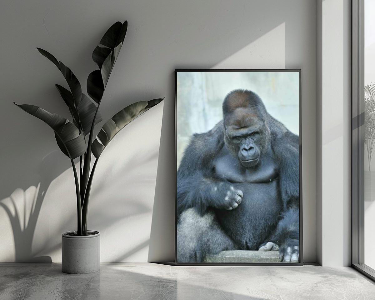 Gorilla poster van 25 Artstreet