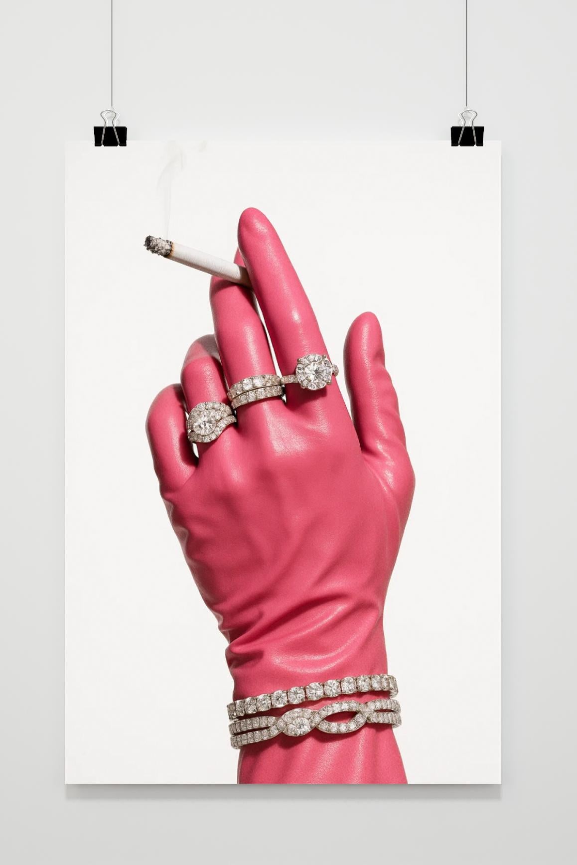 Diamonds Jewelry Cigarette poster van 25 Artstreet