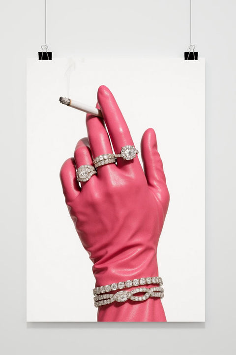 Diamonds Jewelry Cigarette poster