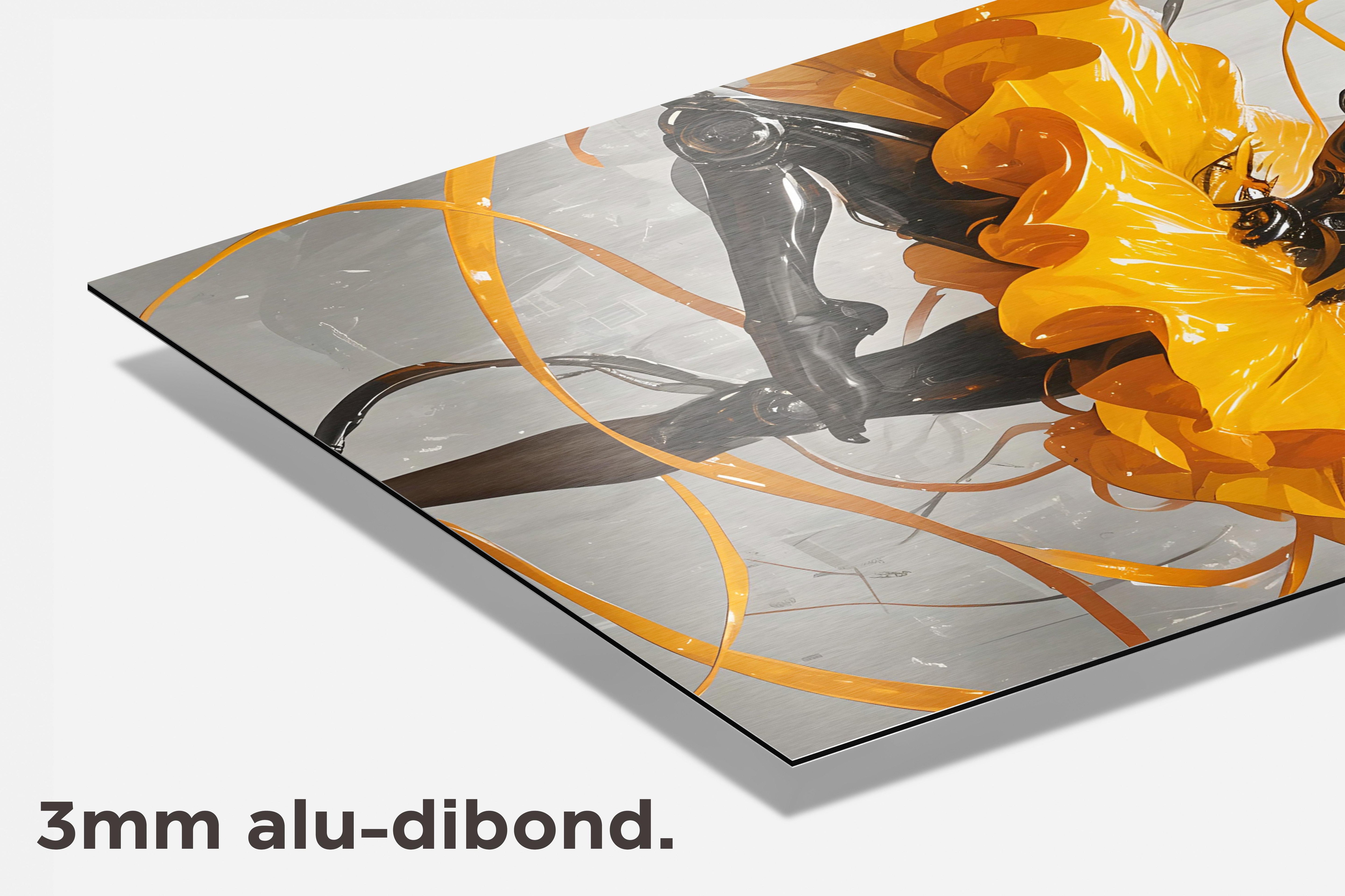 Biomech Ballerina dibond detail
