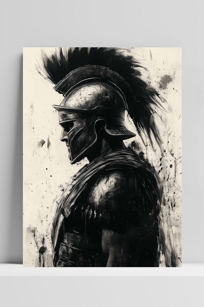 Spartaan op 3mm aluminium dibond