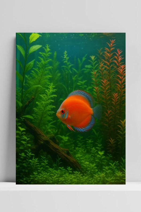 Affiche Discus Fish Aquarium Tropical
