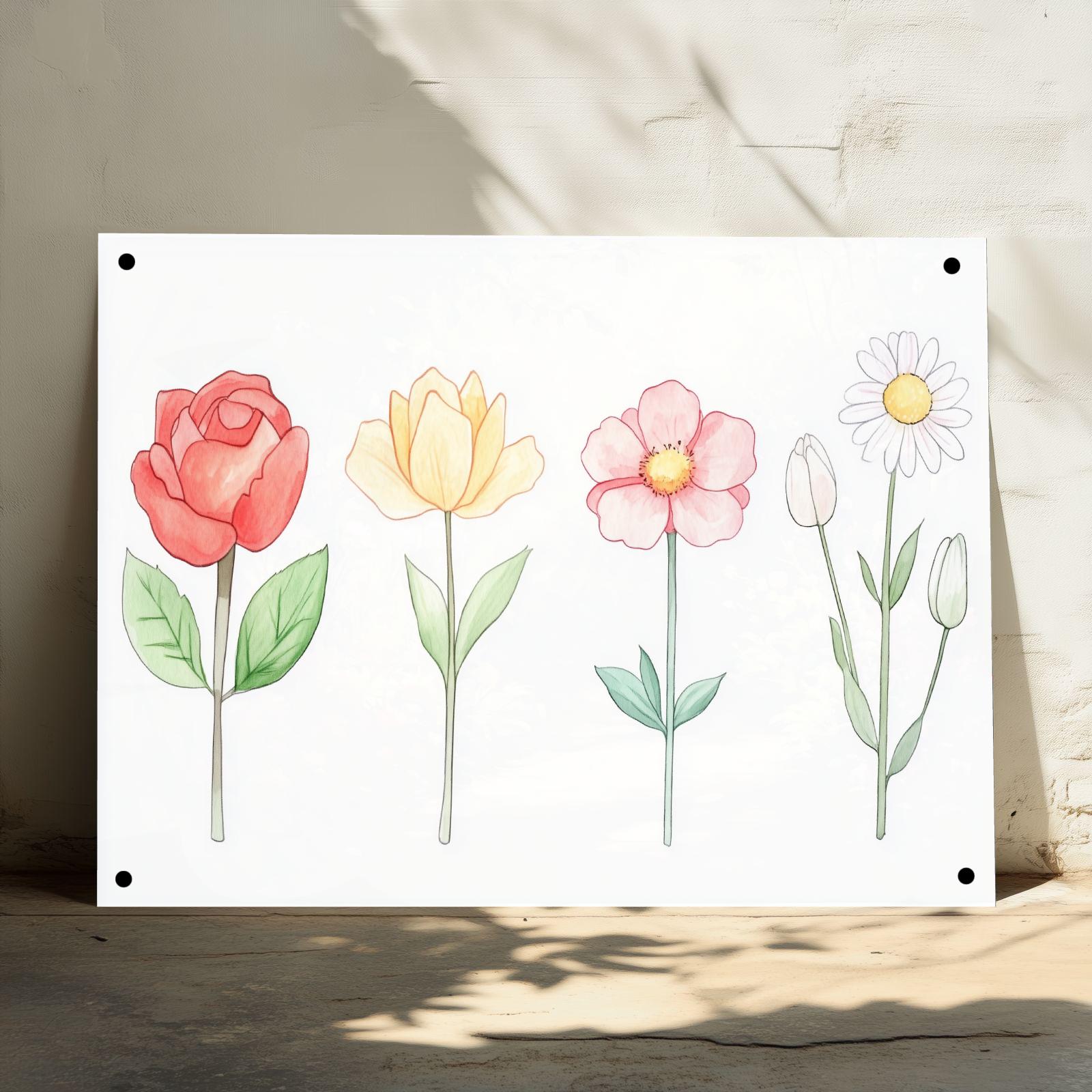 Tuinposter Bloemen sfeerbeeld 3