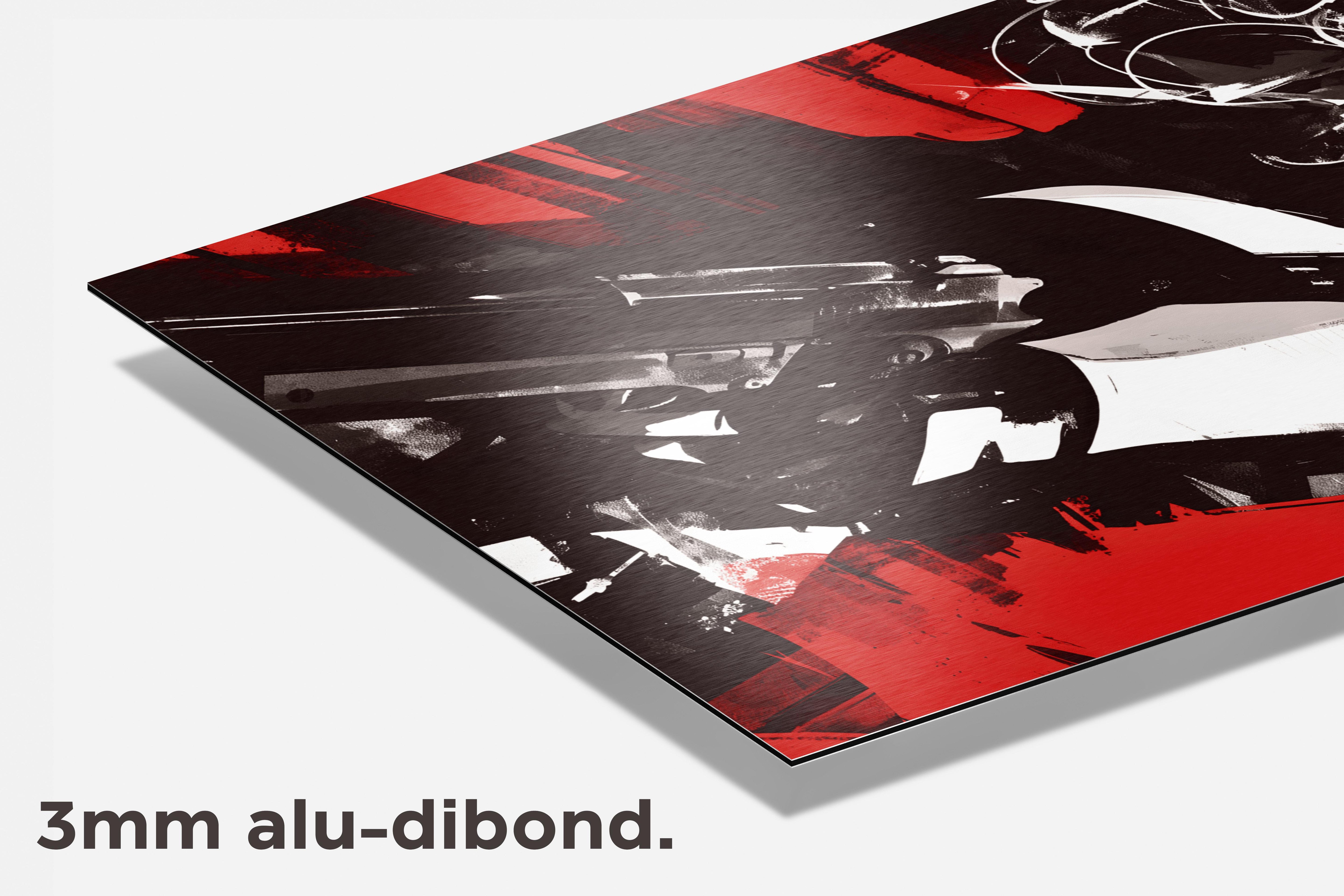 Pistoolvechter dibond detail