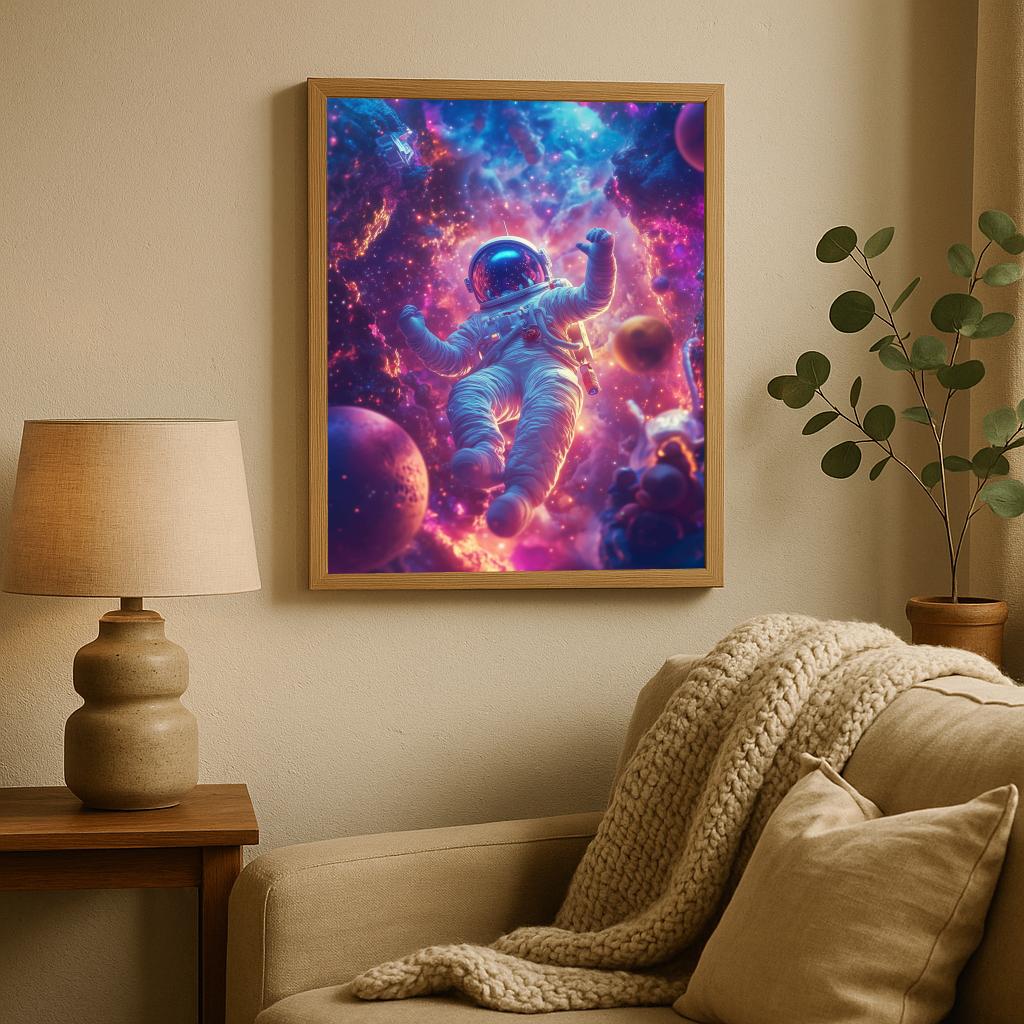 Astronaut Sci-fi poster sfeerbeeld 1