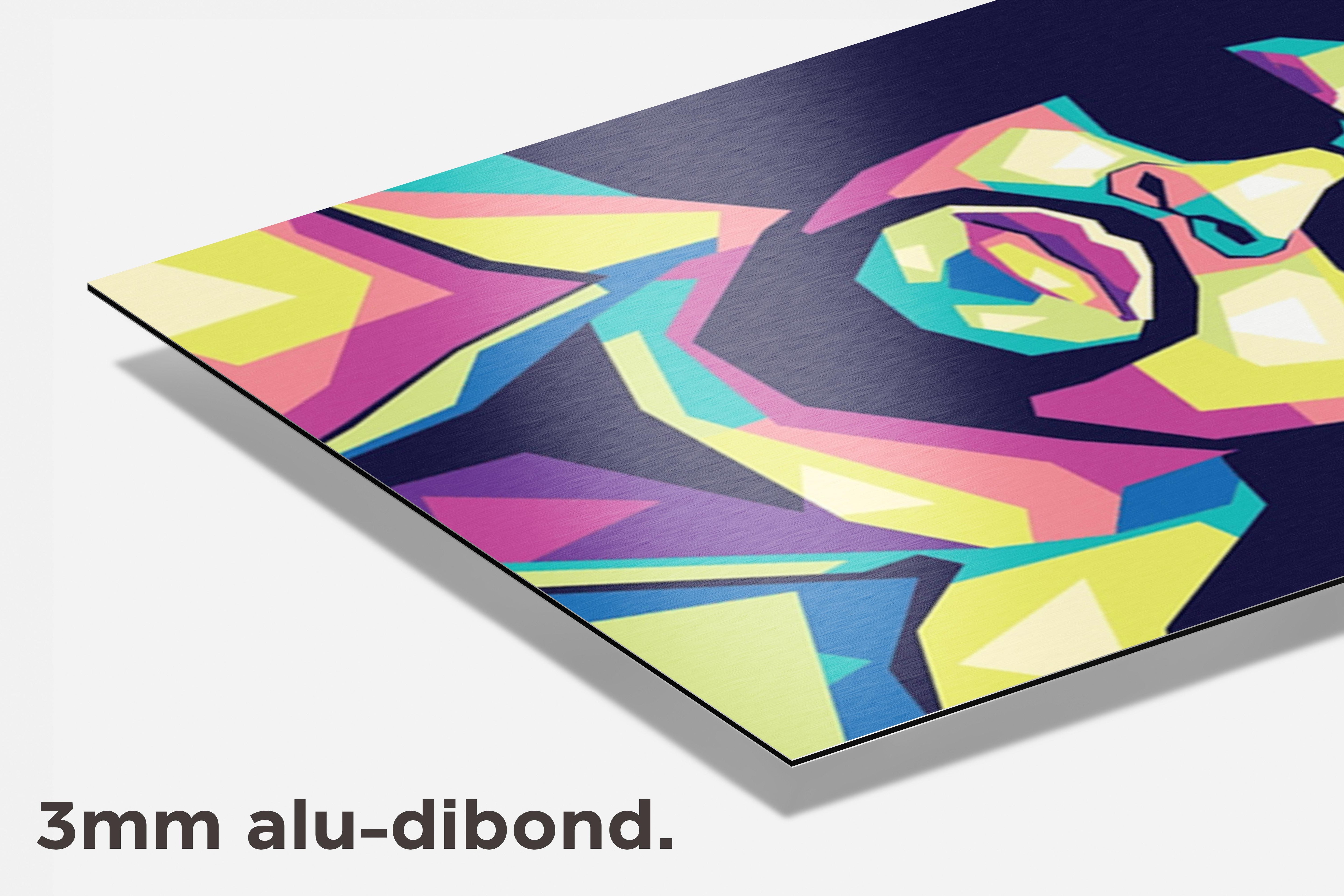Ice Cube dibond detail