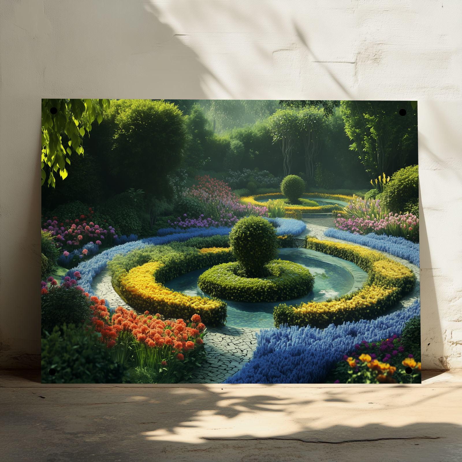 Tuinposter Doolhof sfeerbeeld 3