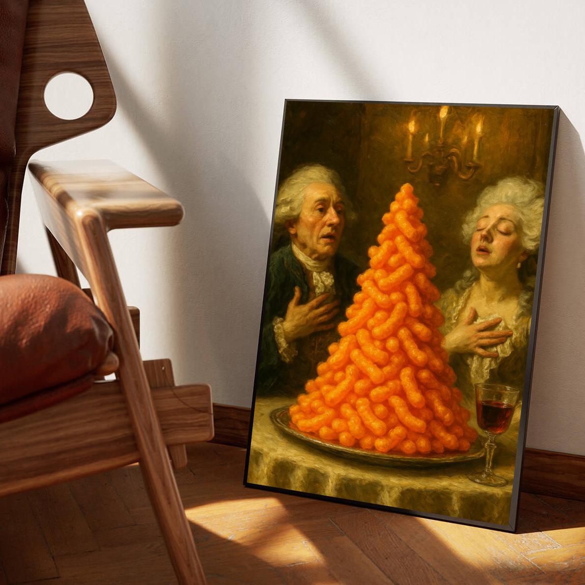 Cheese Puffs Vintage poster sfeerbeeld 1