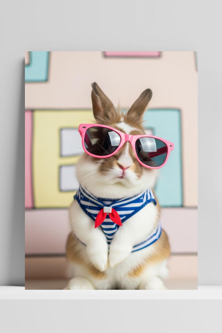 Rabbit Fashion Sunglasses in an interior