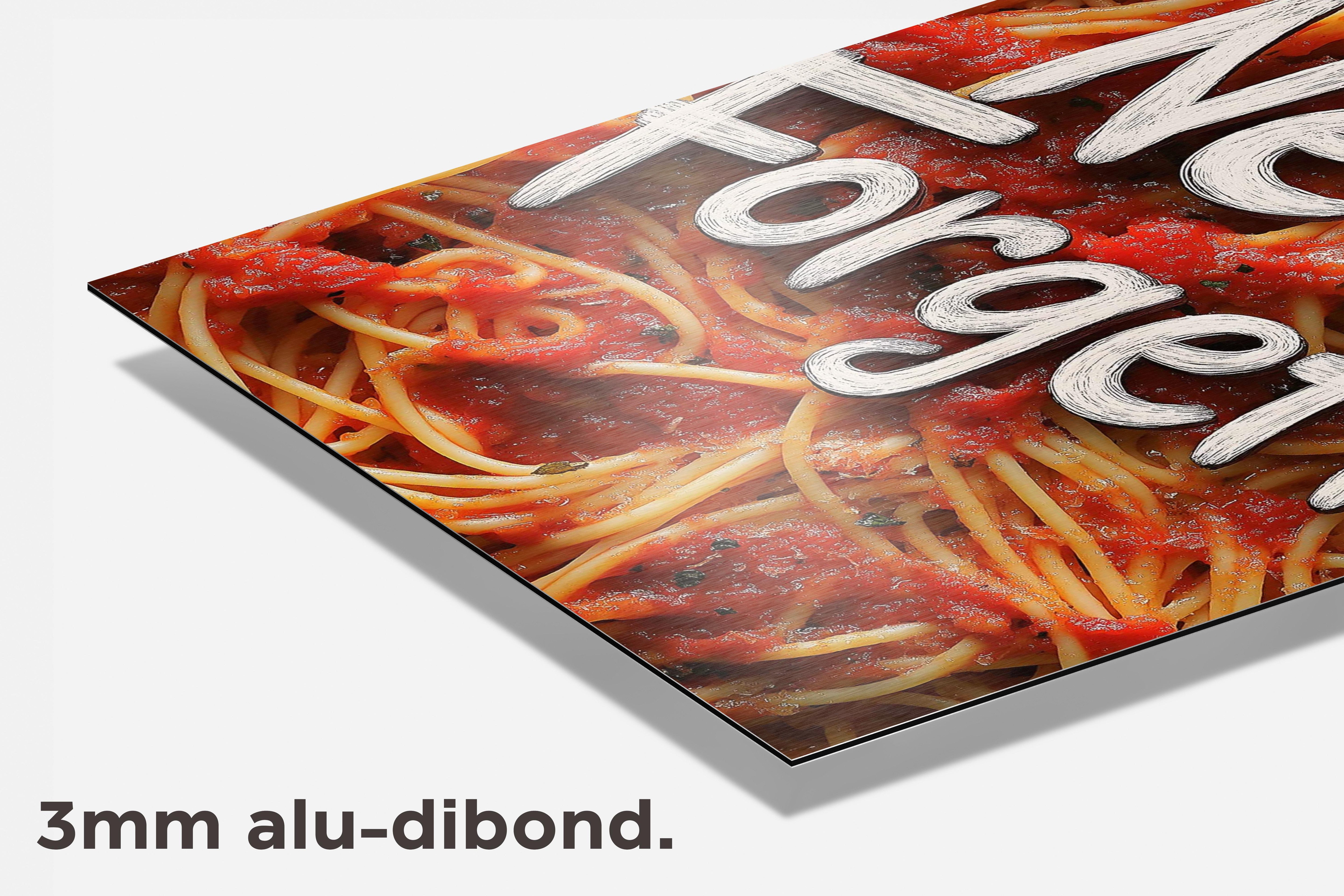Never Forgetti dibond detail
