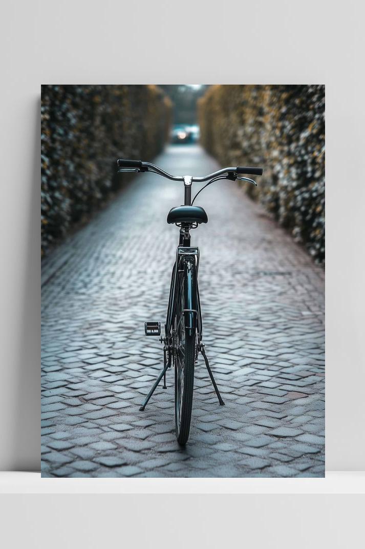 Fietspad op 3mm aluminium dibond