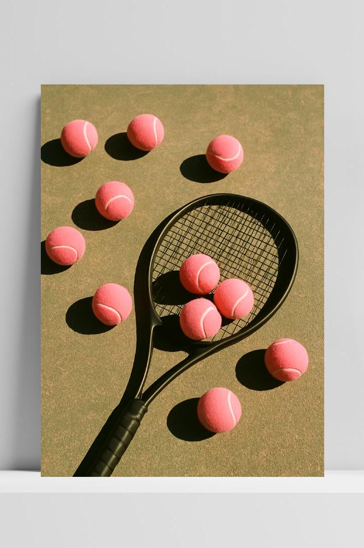 Tennis op 3mm aluminium dibond