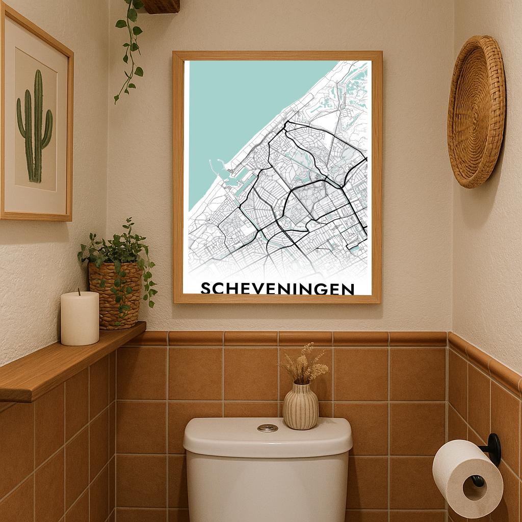 Scheveningen Blauw poster sfeerbeeld 3